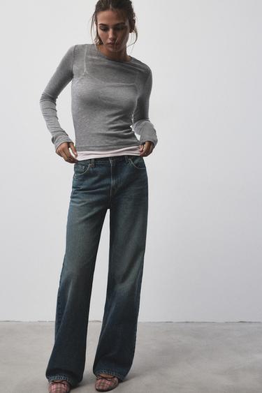 Fine double-layer T-shirt — Grey marl 3