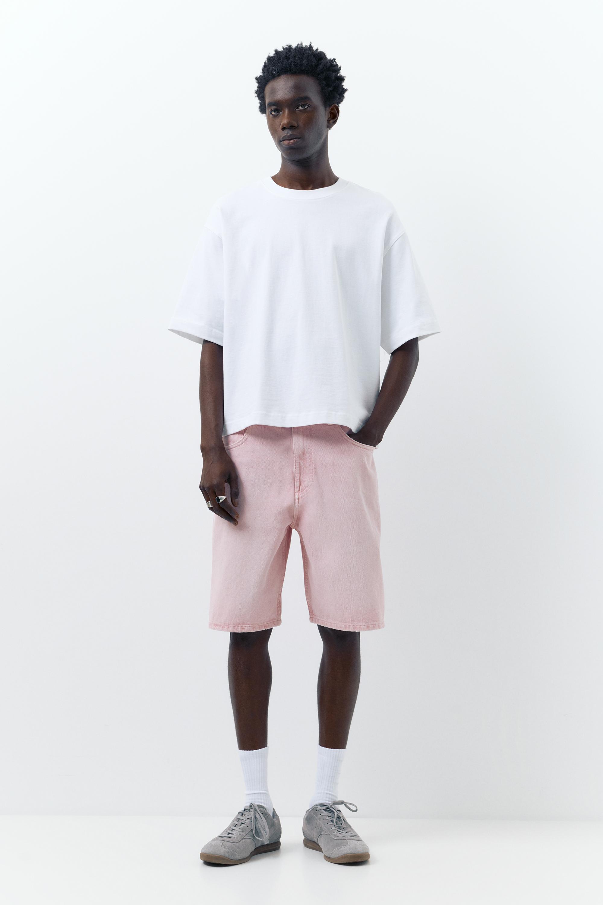 Baggy denim bermuda - Görsel 35