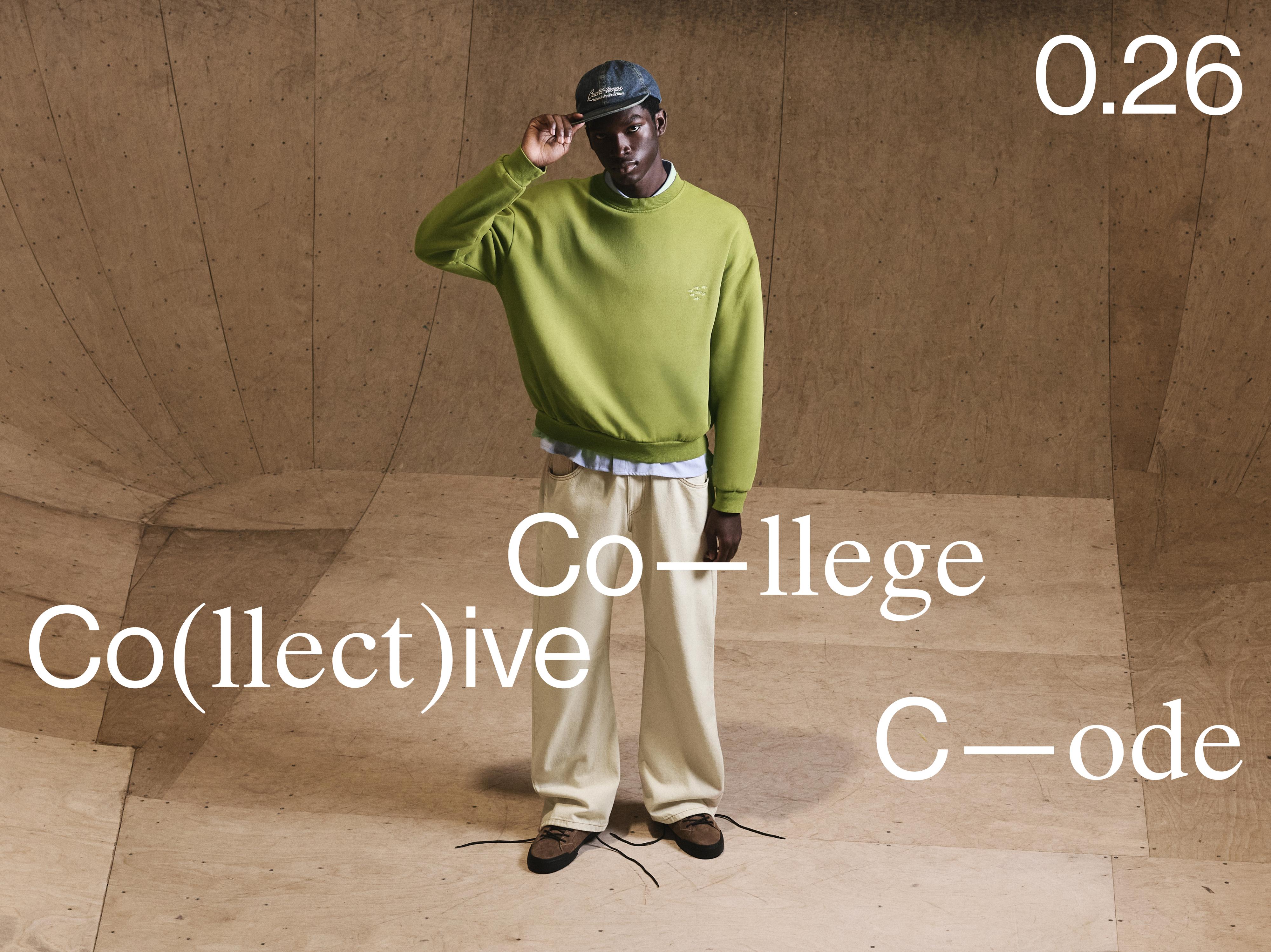 Embroidered washed-effect sweatshirt — Khaki