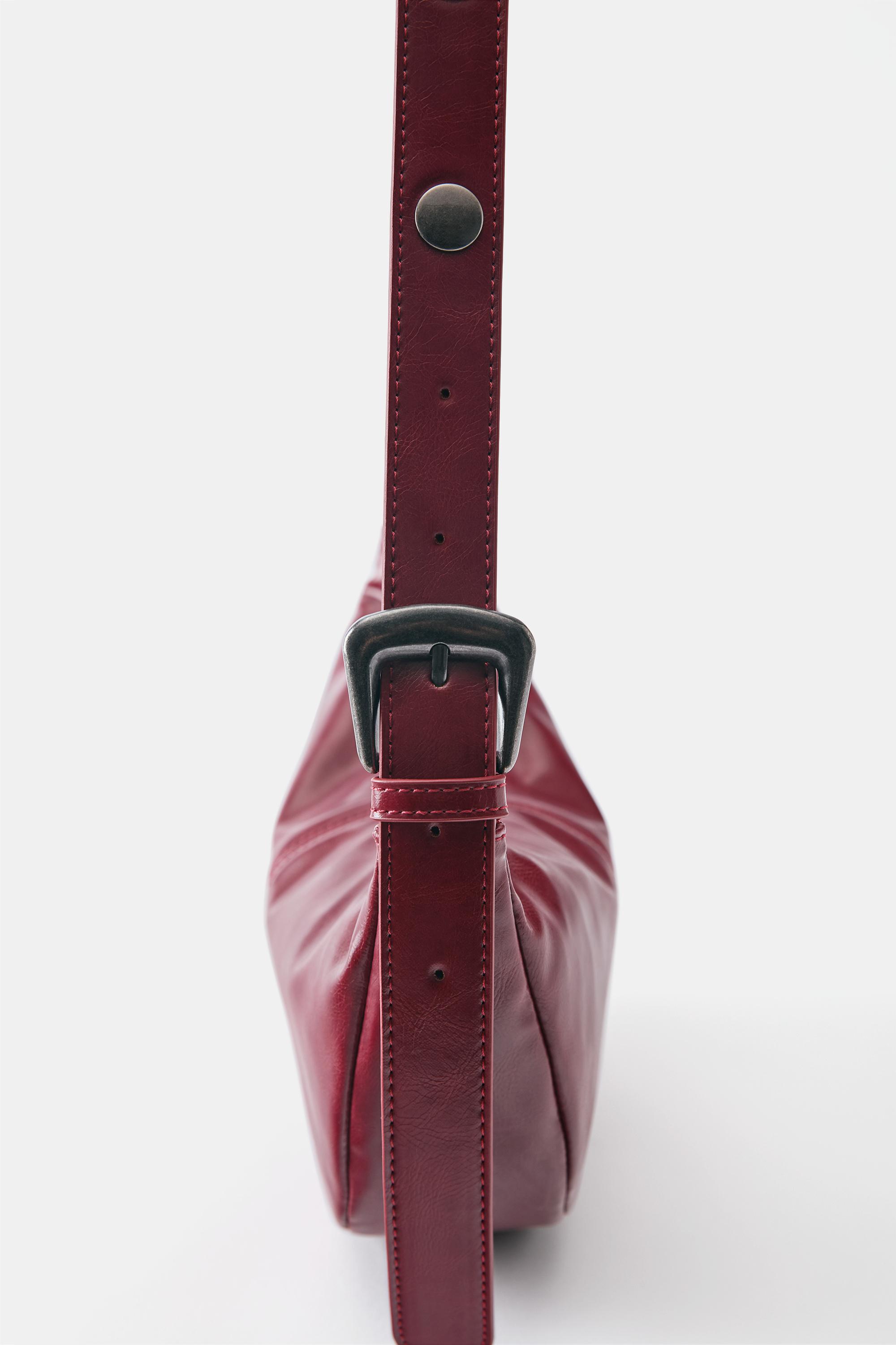 Studded crossbody bag — Red