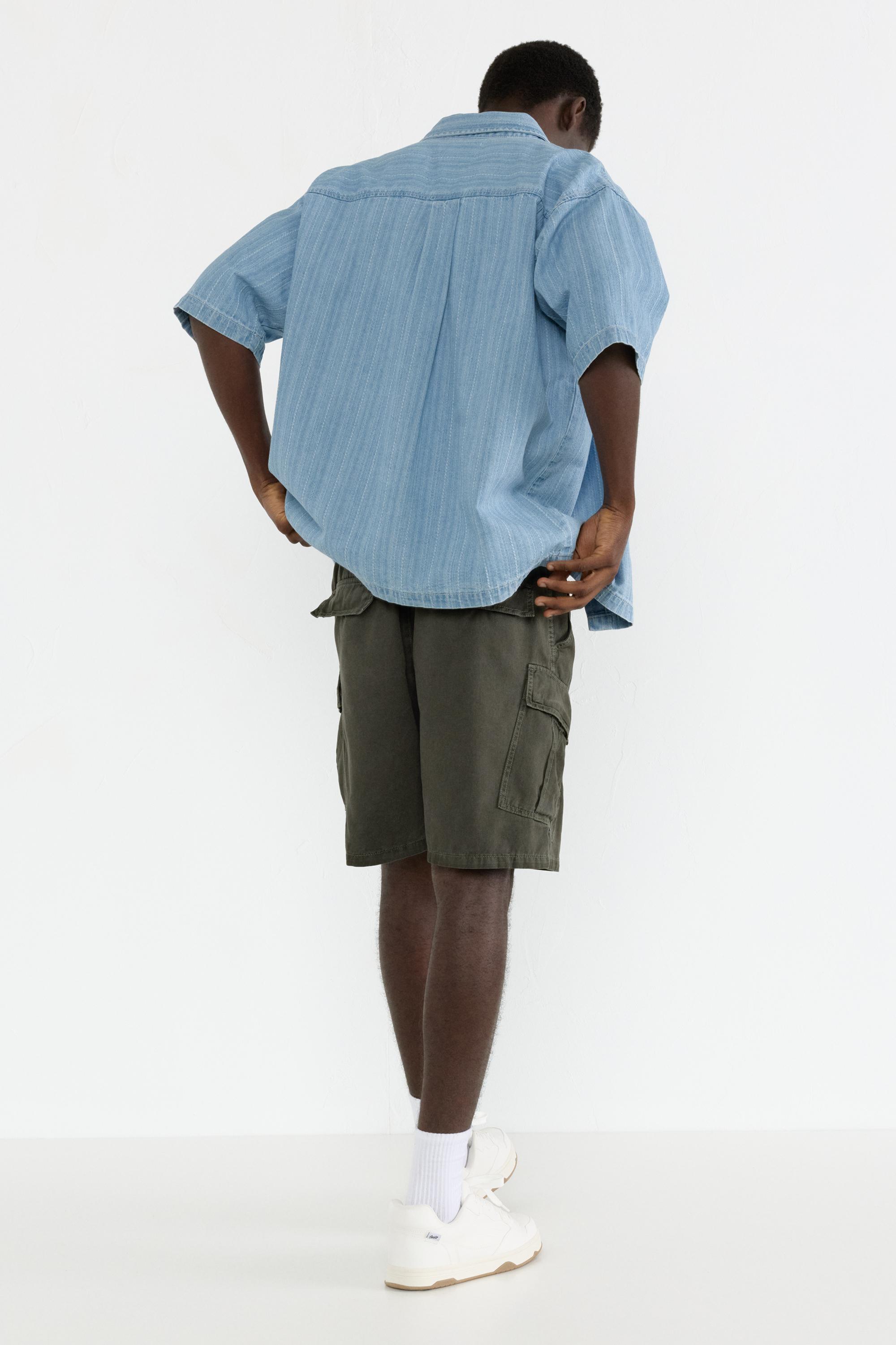 Cargo Bermuda shorts — Dark green