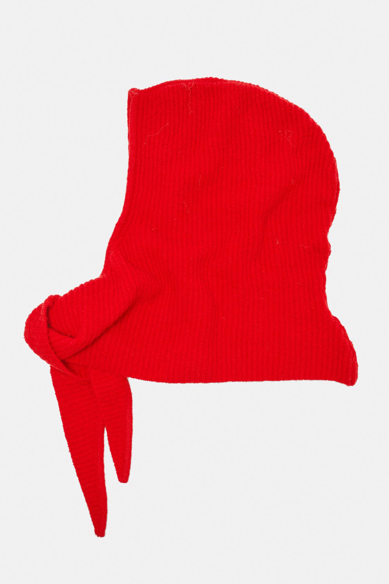 Balaclava with scarf — Red