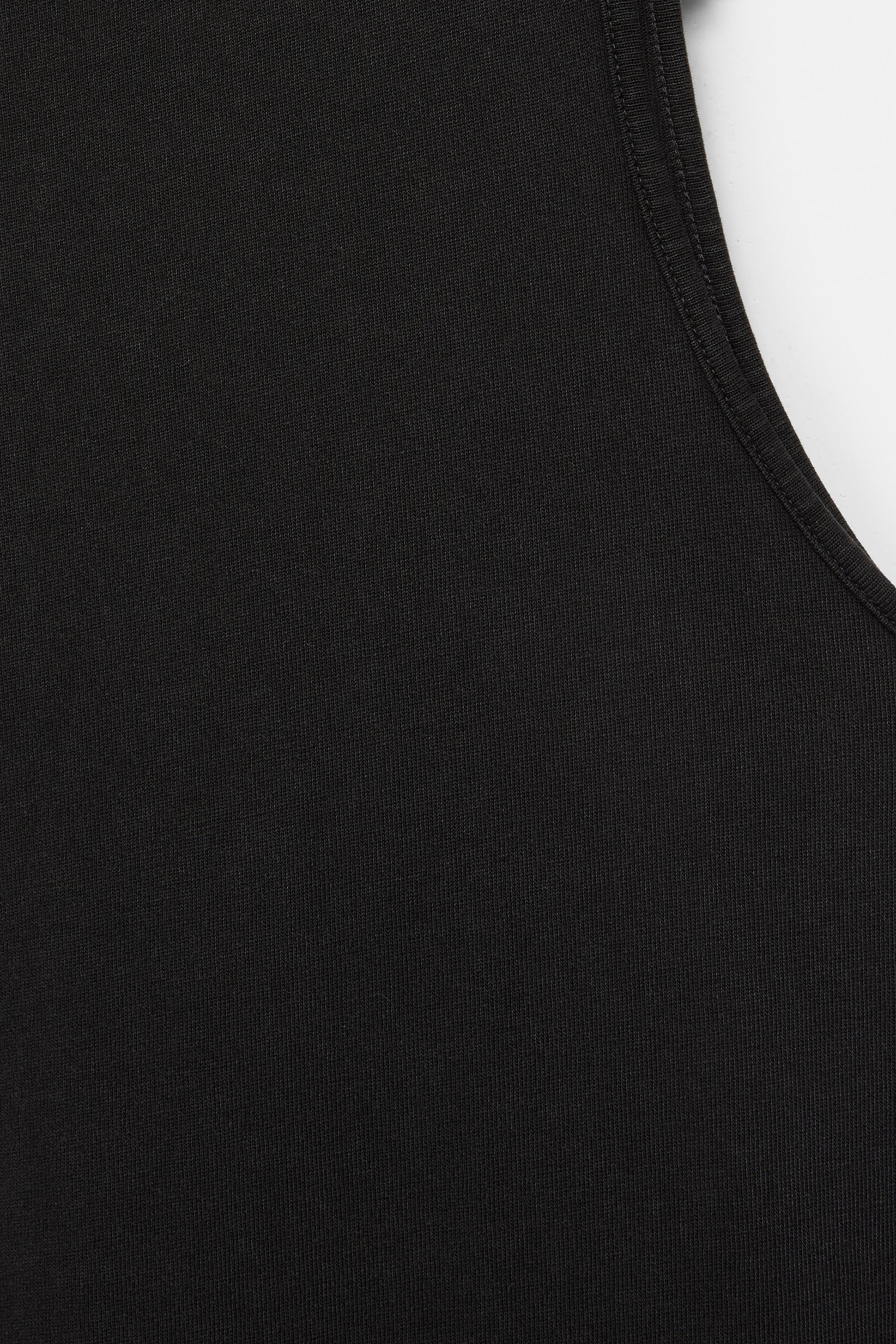 Long sleeveless dress — Anthracite grey