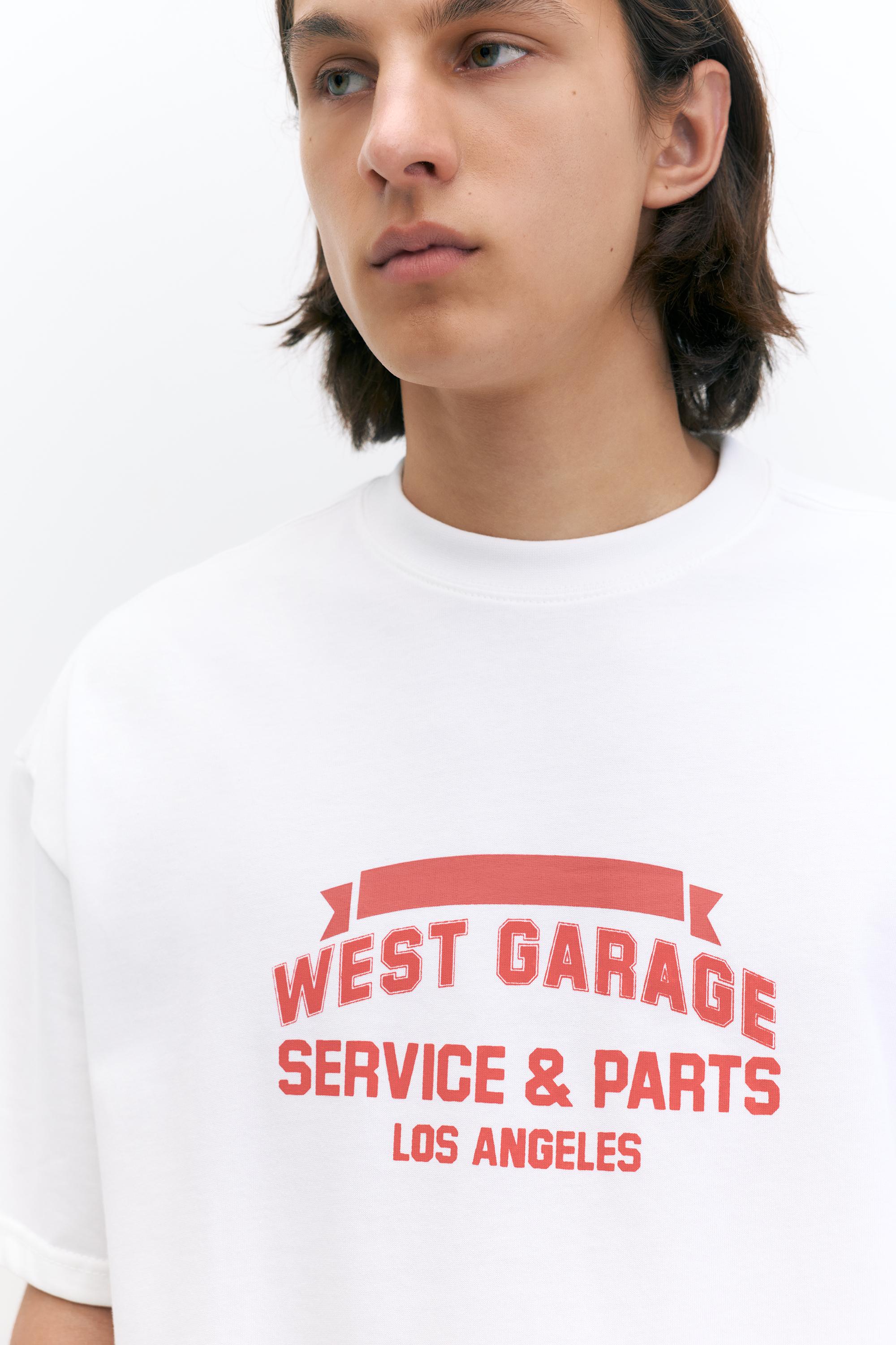 West Garage boxy T-shirt — White