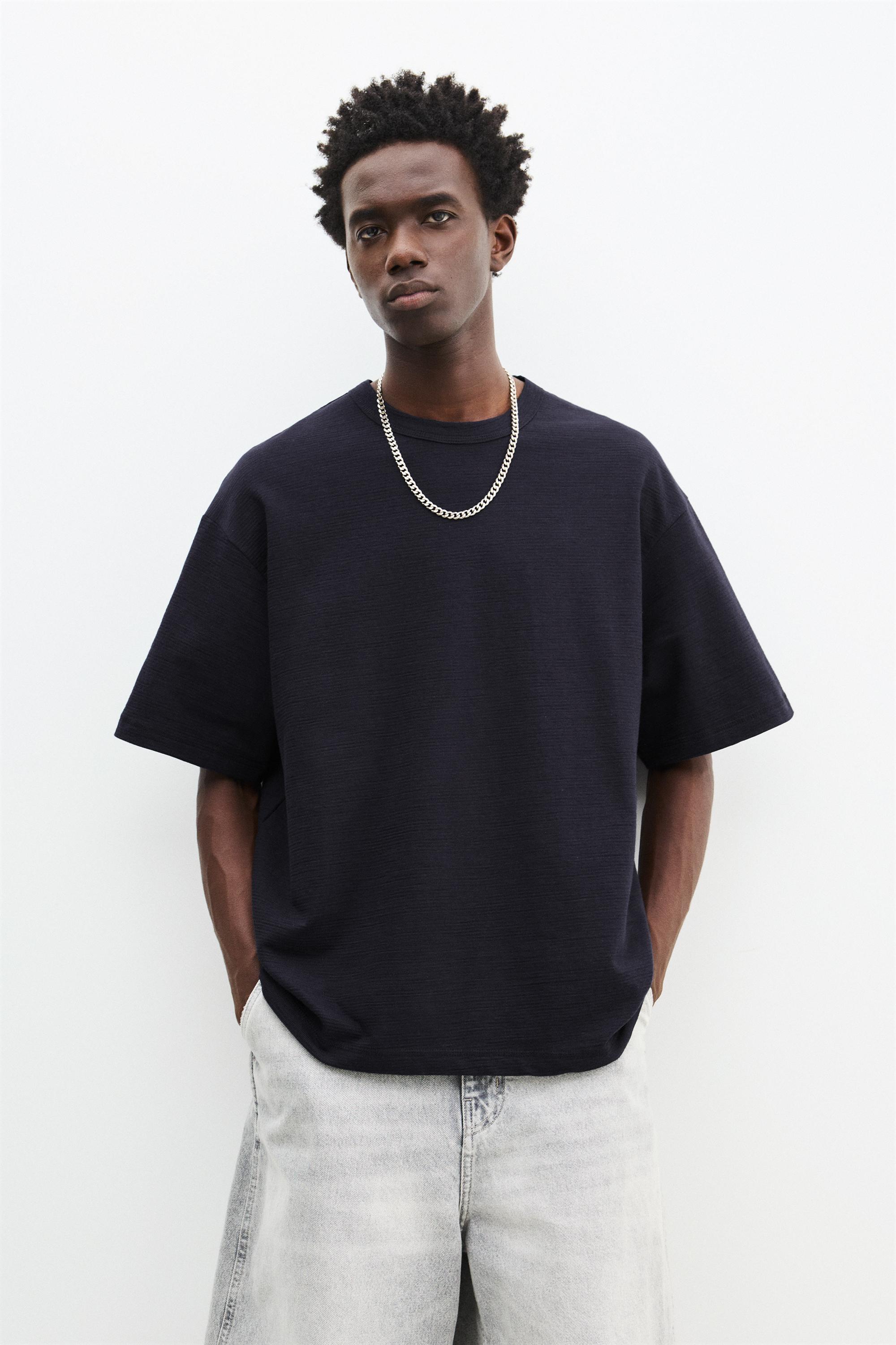 Kurzarm-T-Shirt Struktur