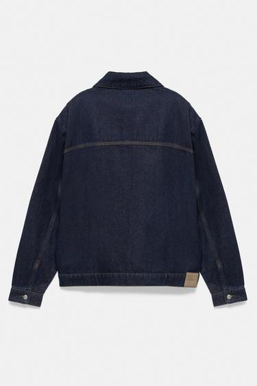 Multi-pocket denim jacket — Navy 4