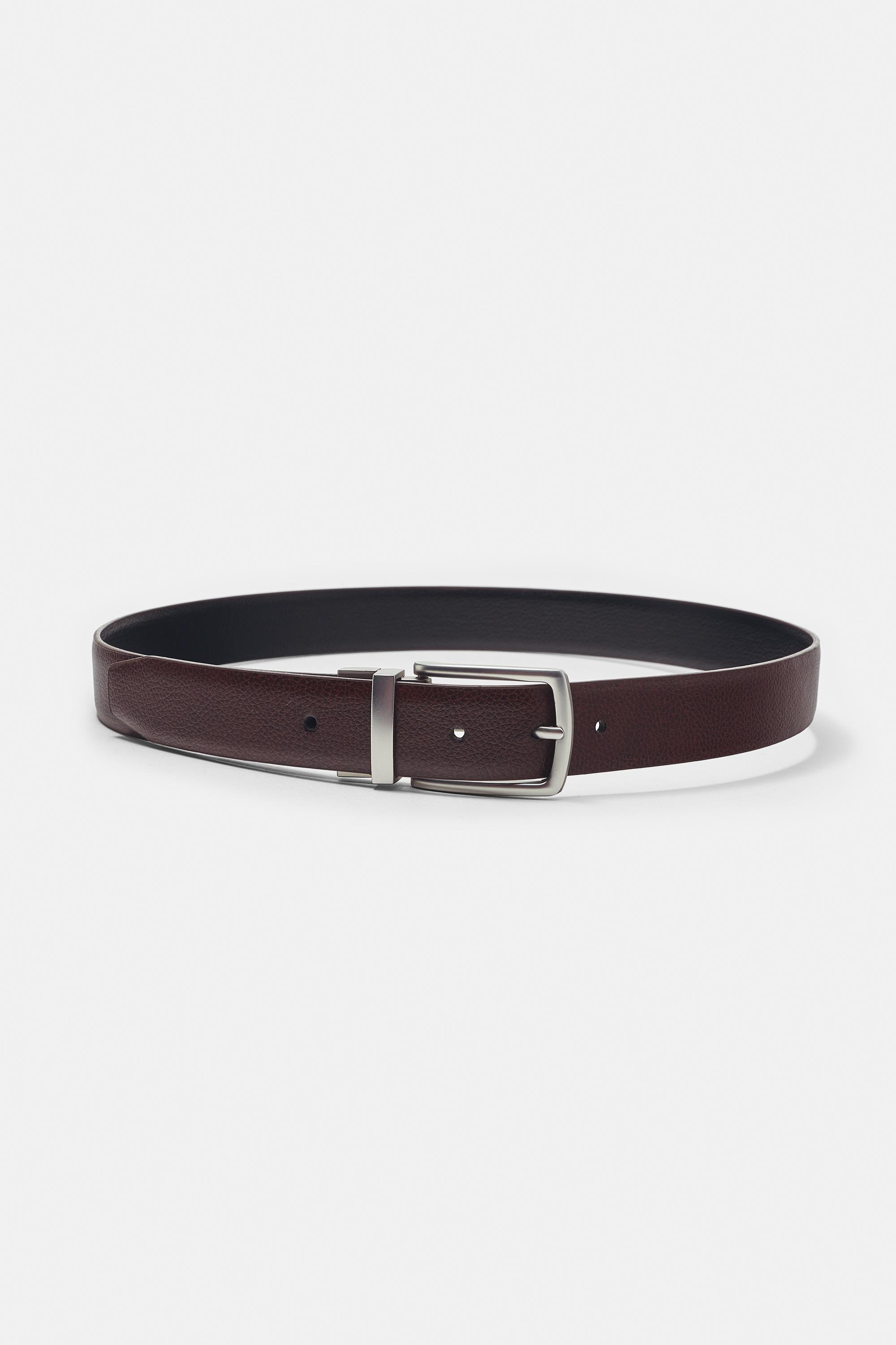 Reversible leather effect belt — Others