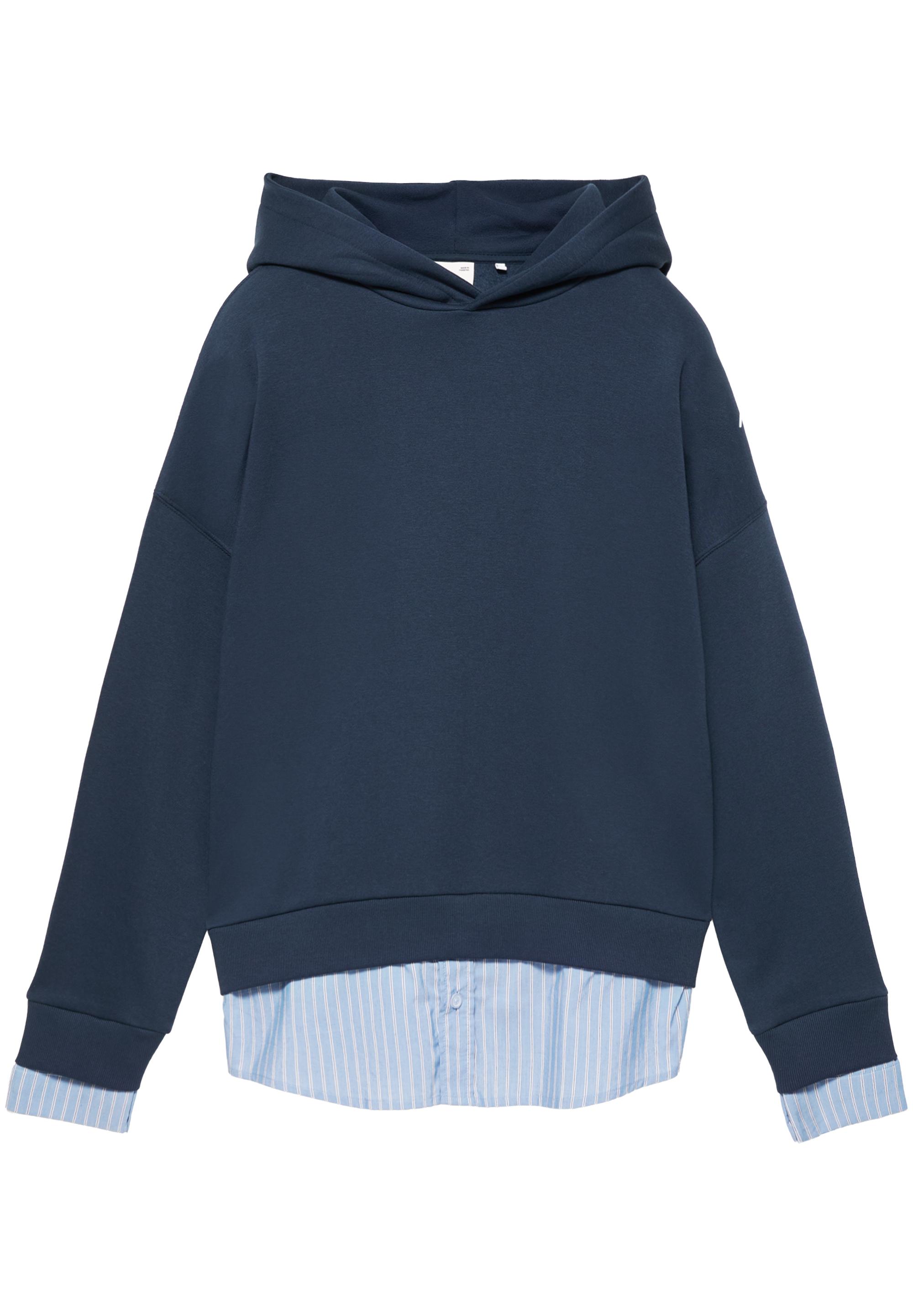 Combined hoodie — Navy