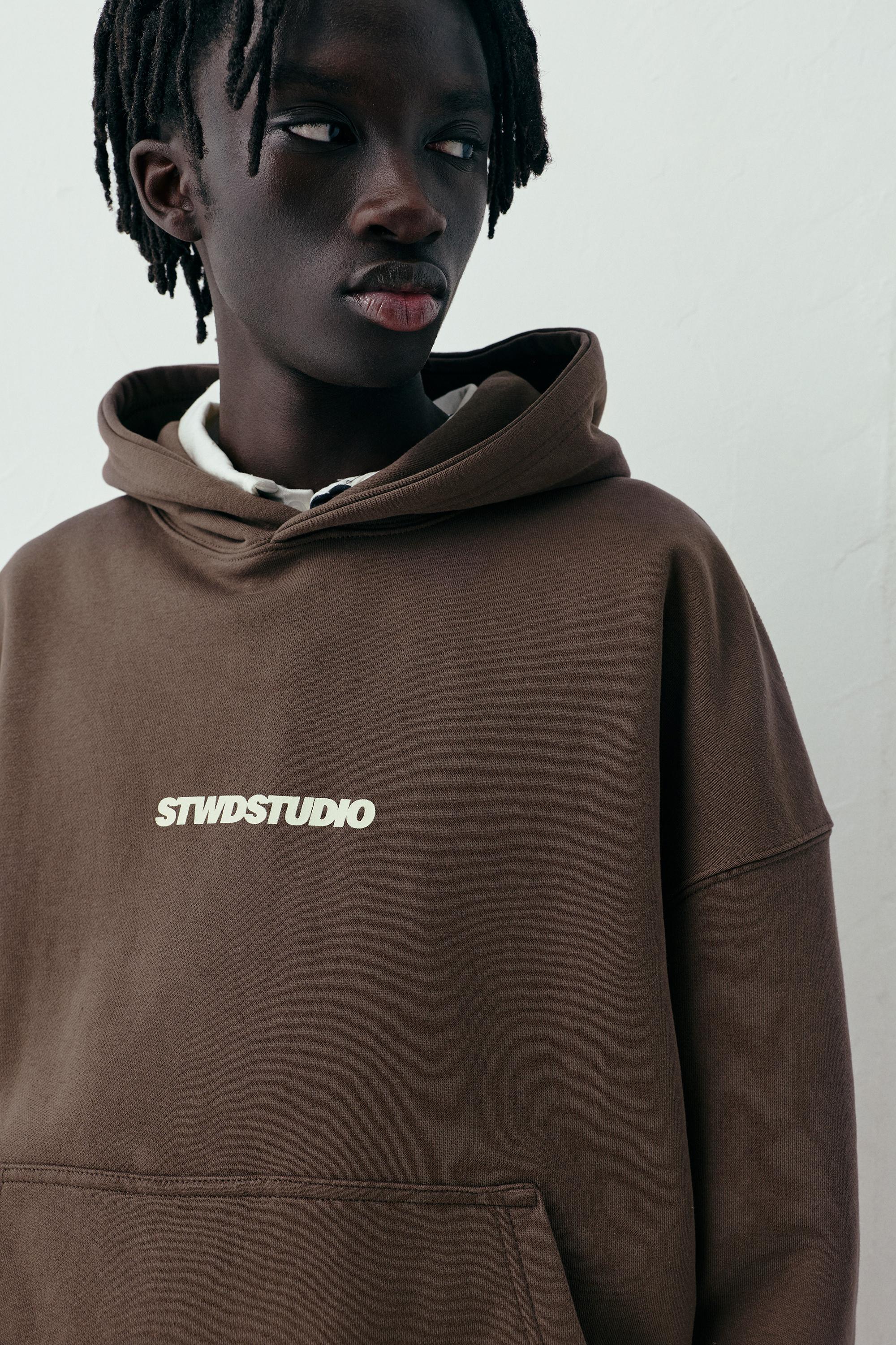 STWD Studio kapüşonlu sweatshirt - Görsel 13