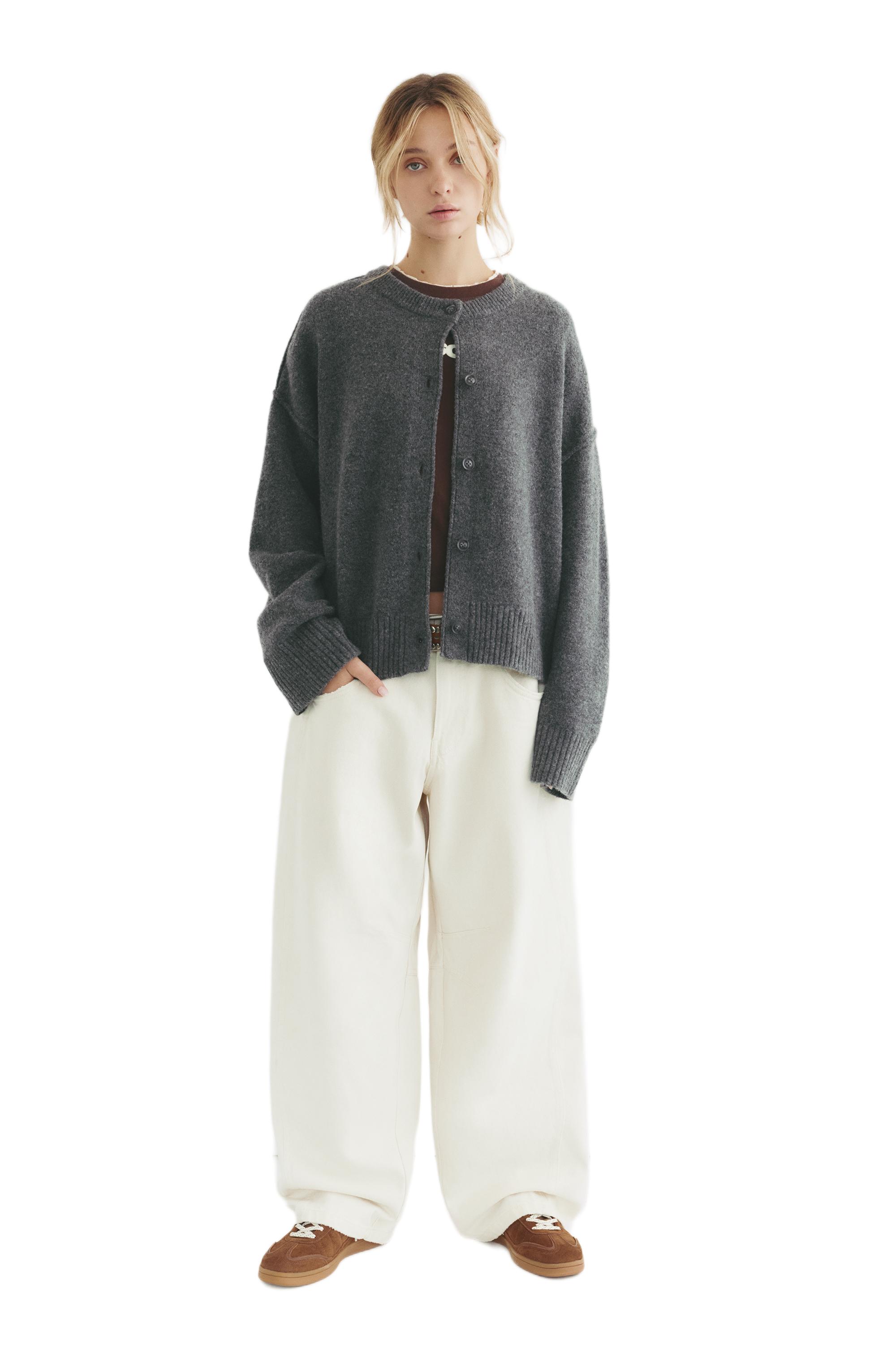 Yumuşak örgü hırka - Görsel 29