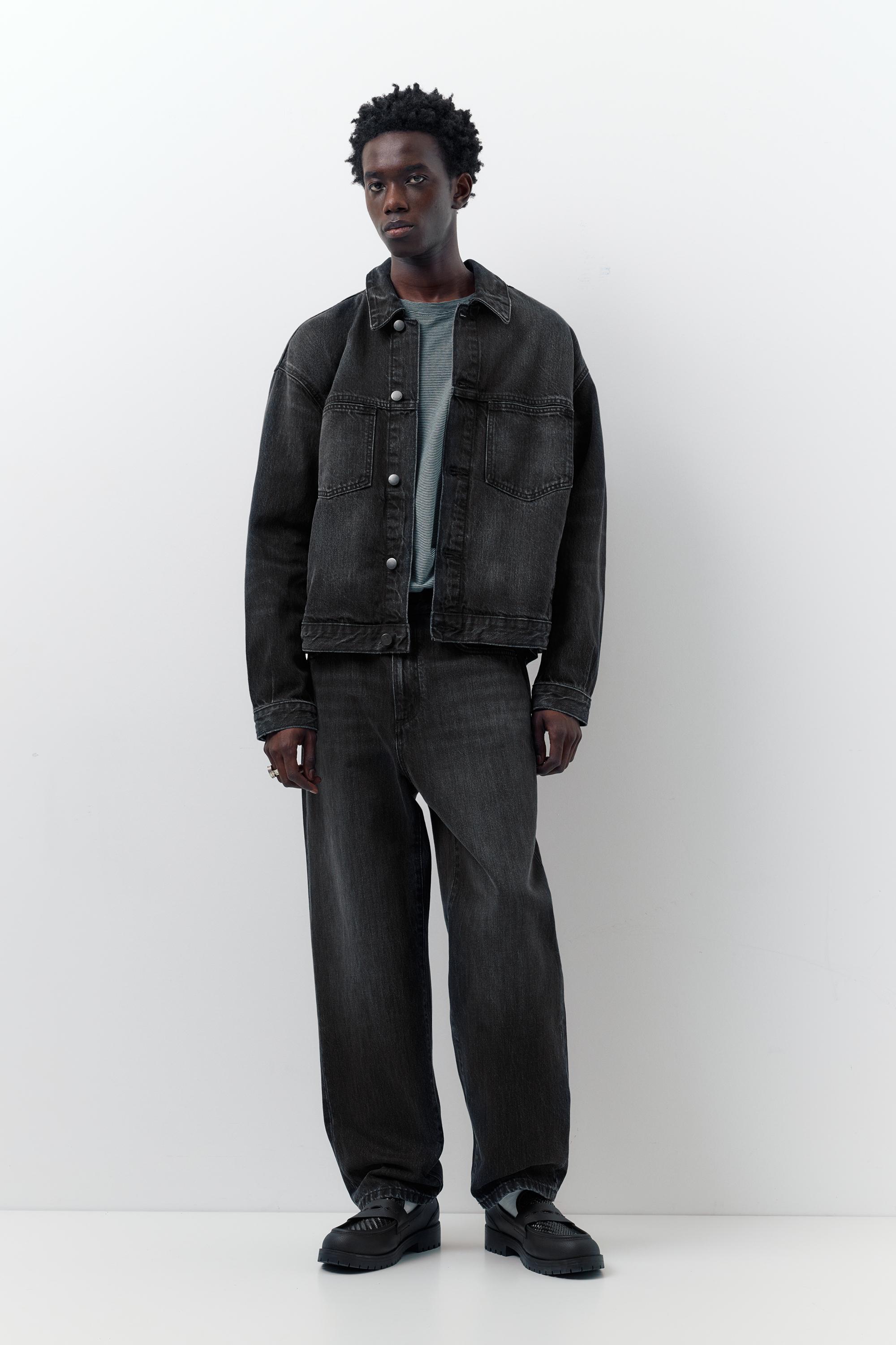 Trucker denim ceket - Görsel 7