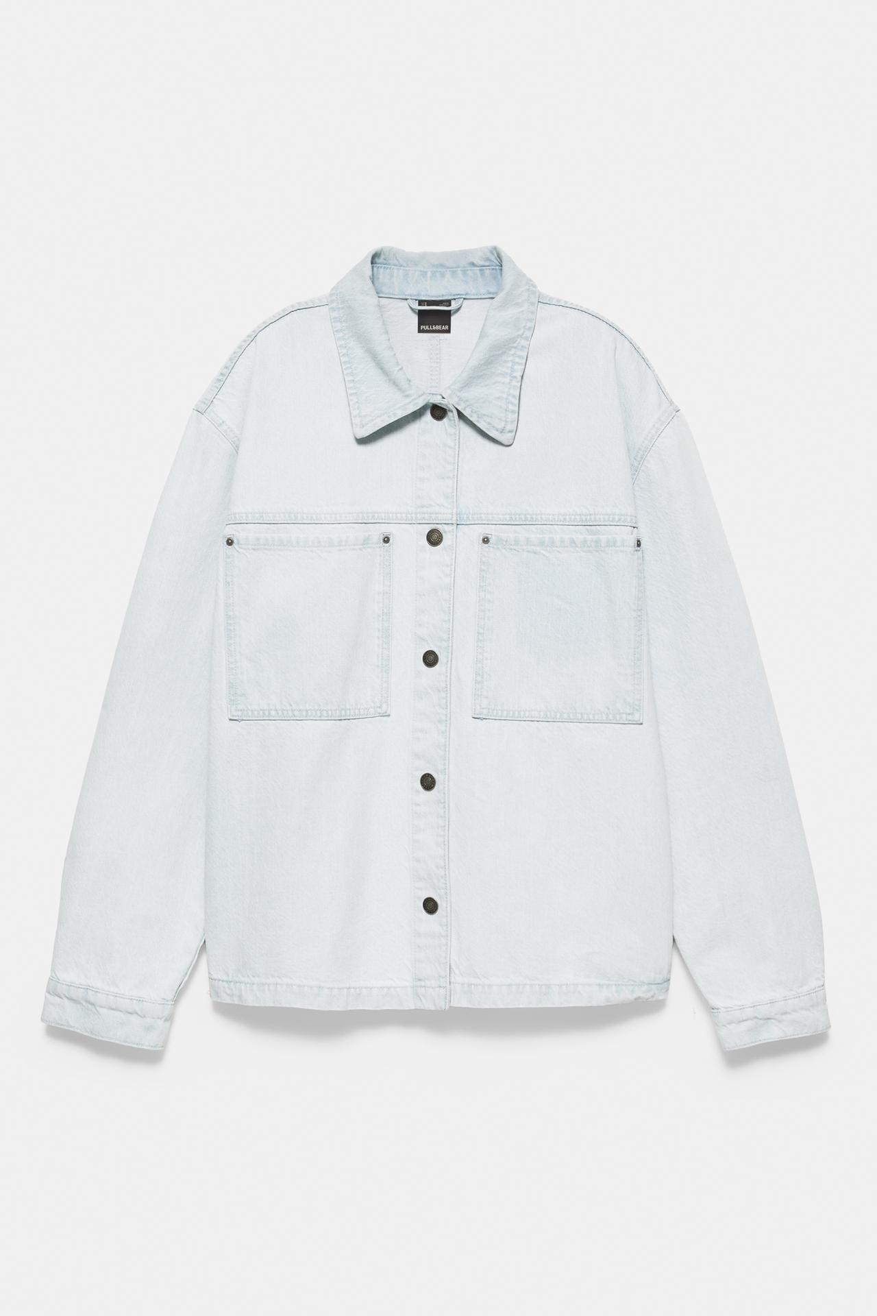 Denim overshirt — Sky blue
