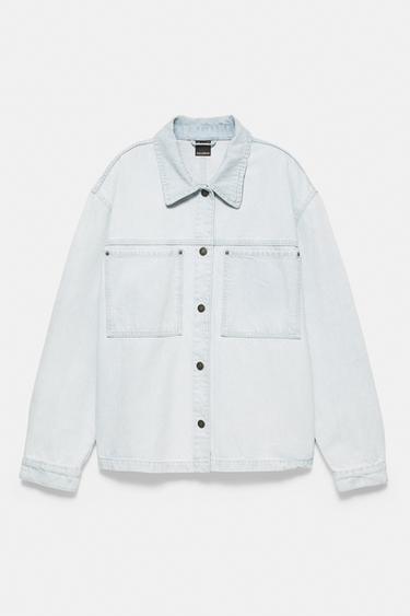 Denim overshirt — Sky blue 6