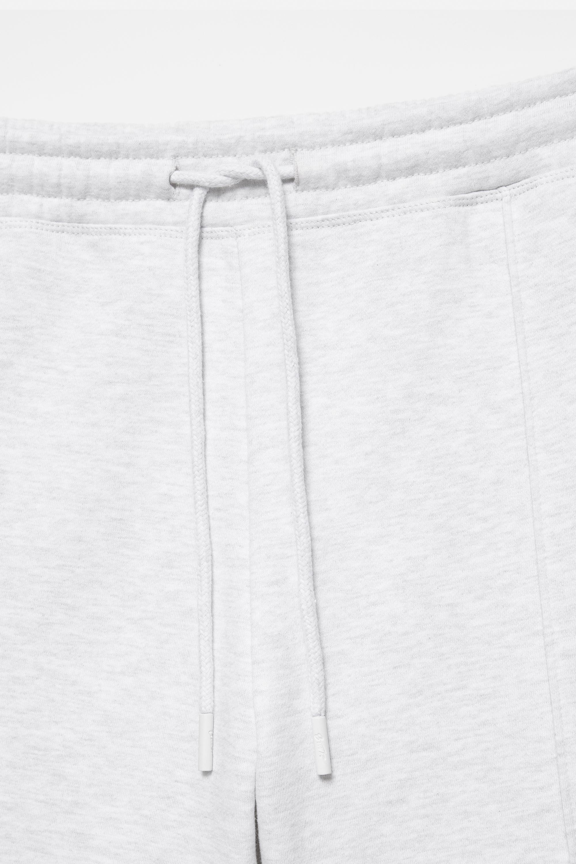 STWD baggy joggers — Pale marl