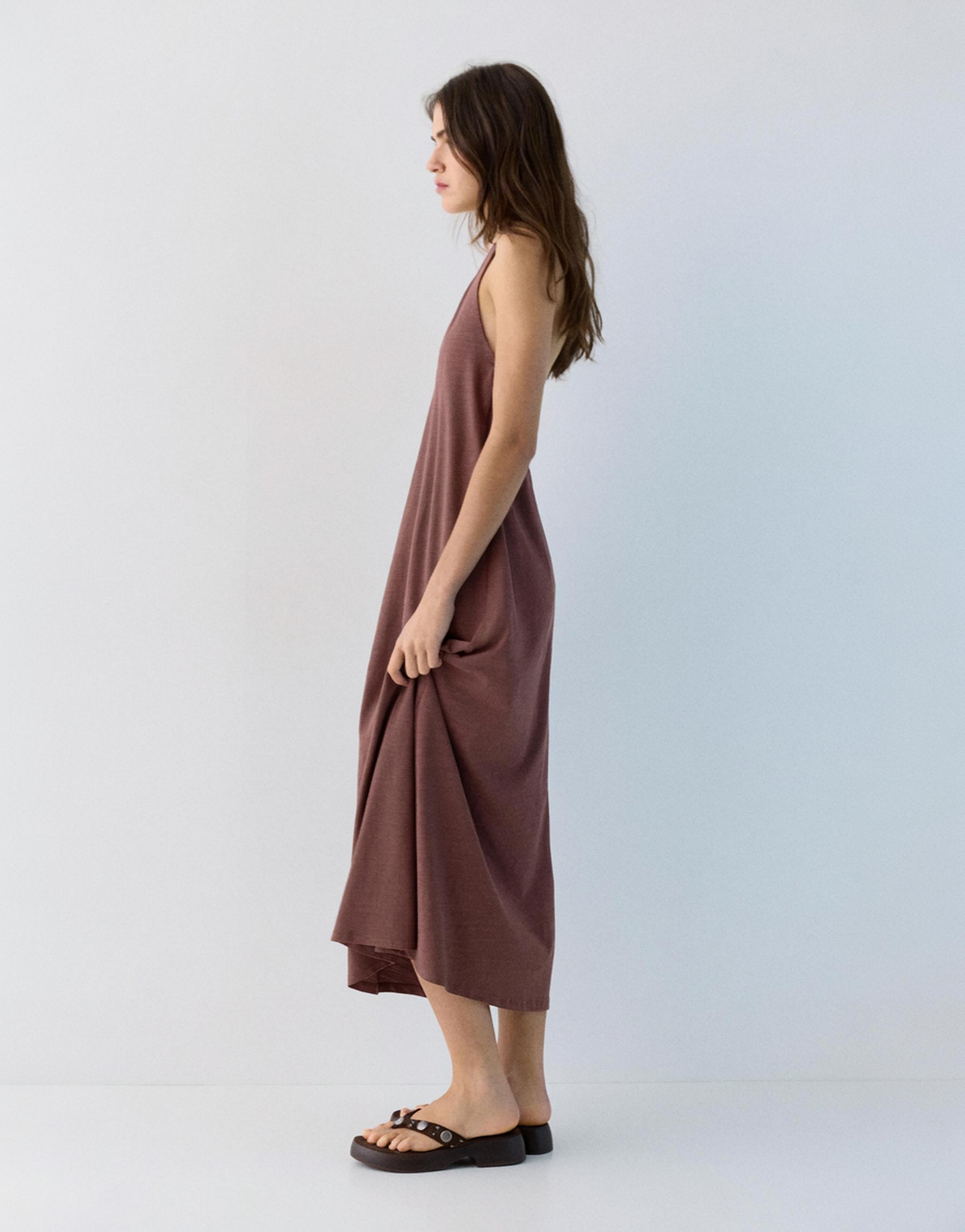 Halter midi elbise - Görsel 9