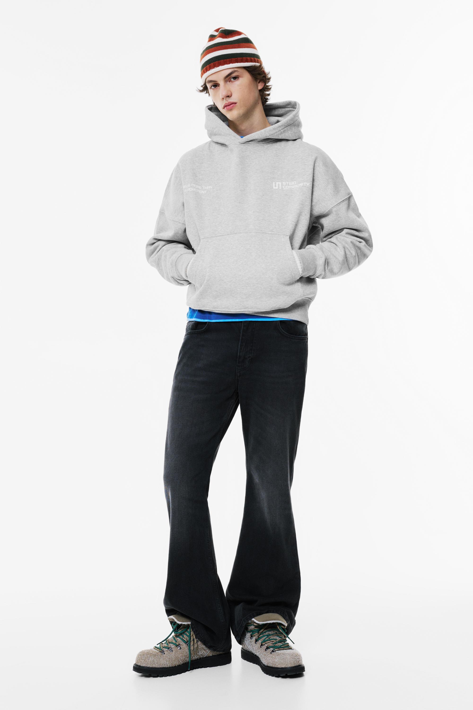 STWD kapüşonlu sweatshirt - Görsel 9