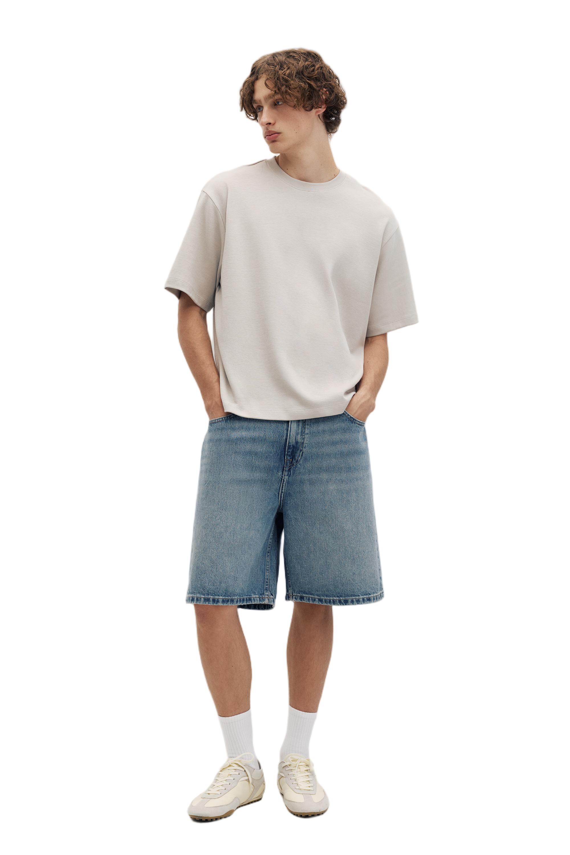 Boxy T-shirt — Stone
