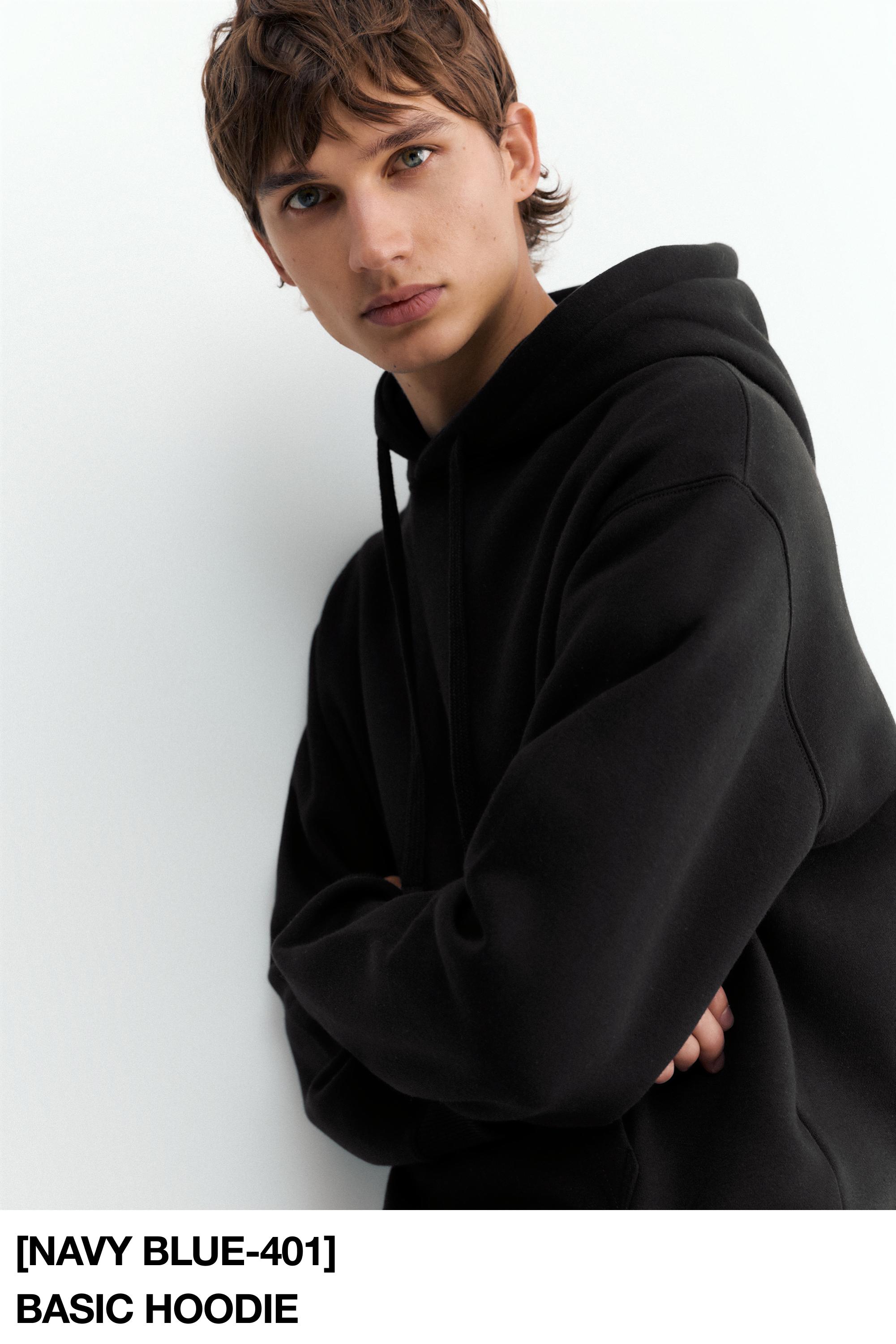 Basic hoodie — Navy