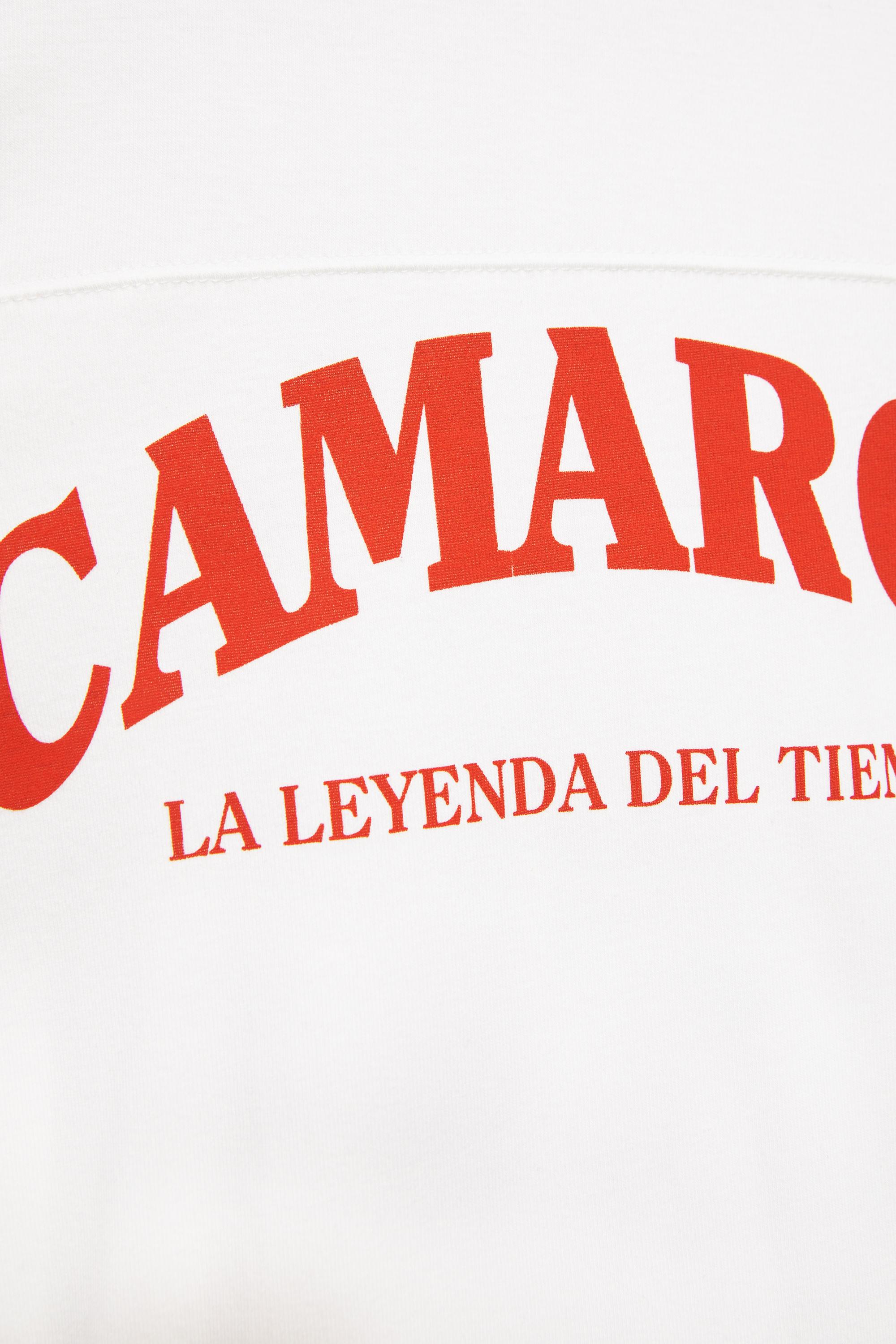 Camarón ribbed T-shirt — Ecru