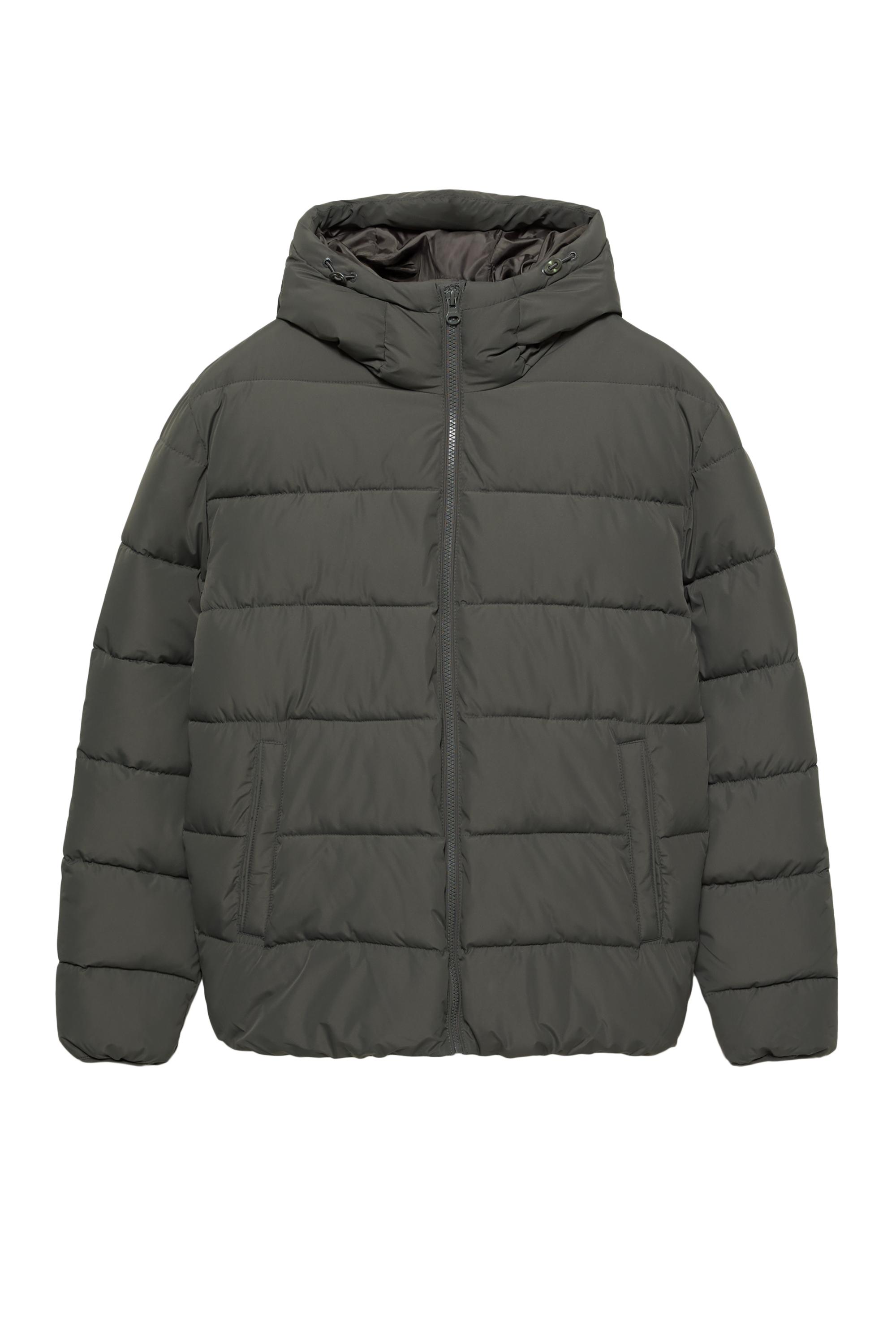 Kapüşonlu hafif şişme ceket - Görsel 25