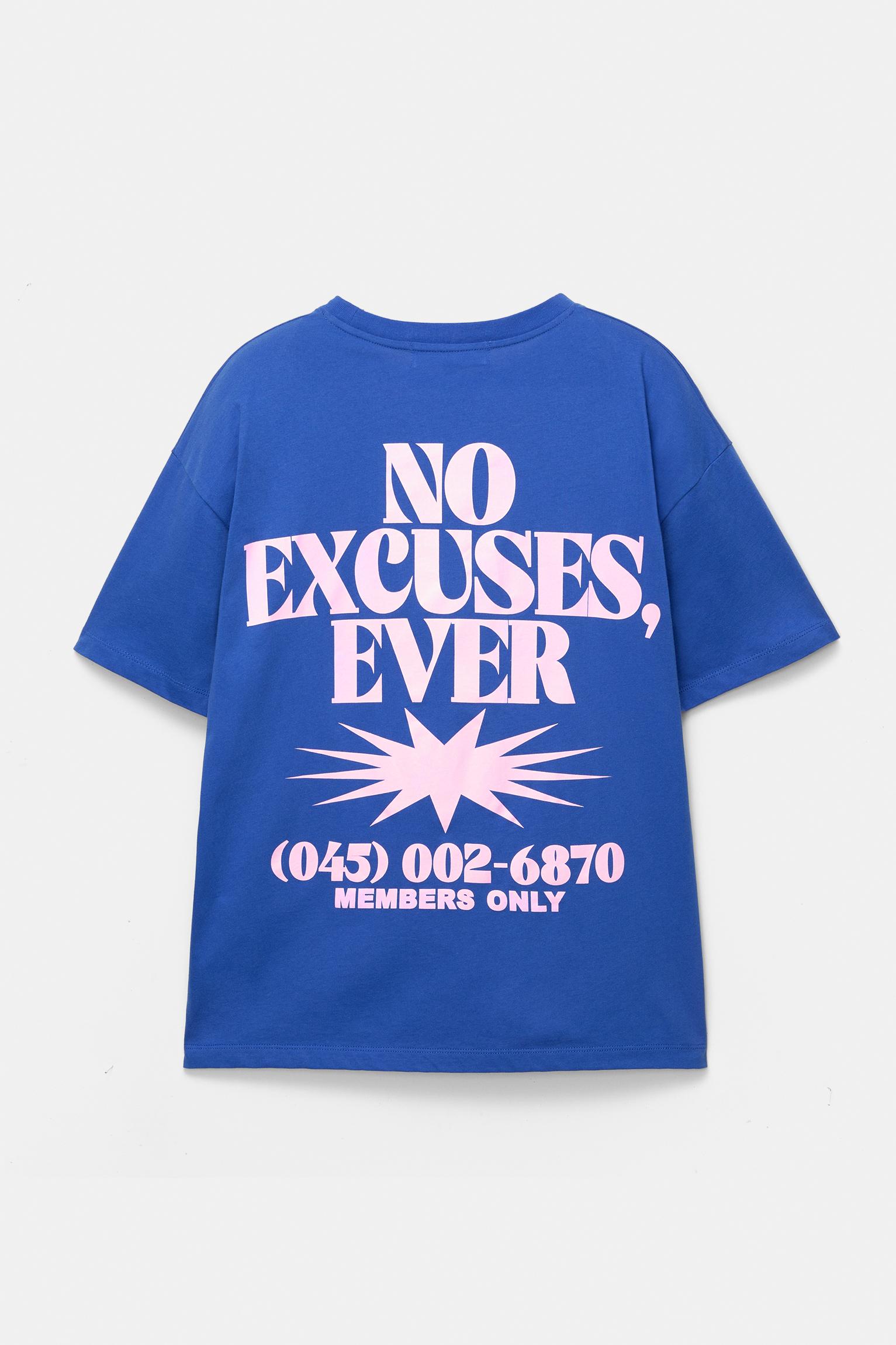 No Excuses graphic T-shirt - PULL\u0026BEAR