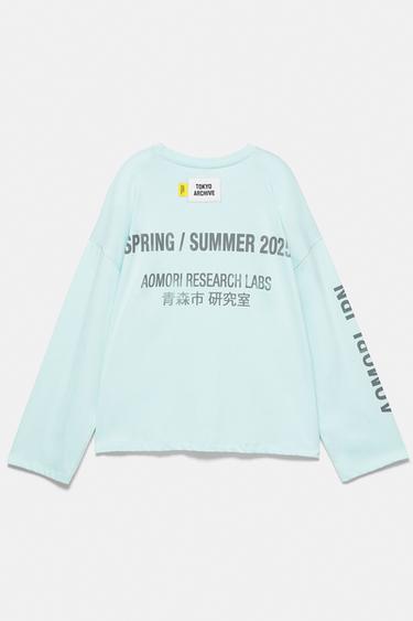 Oversize Tokyo graphic T-shirt — Turquoise 6