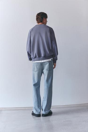 Boston round neck sweatshirt — Blue 2