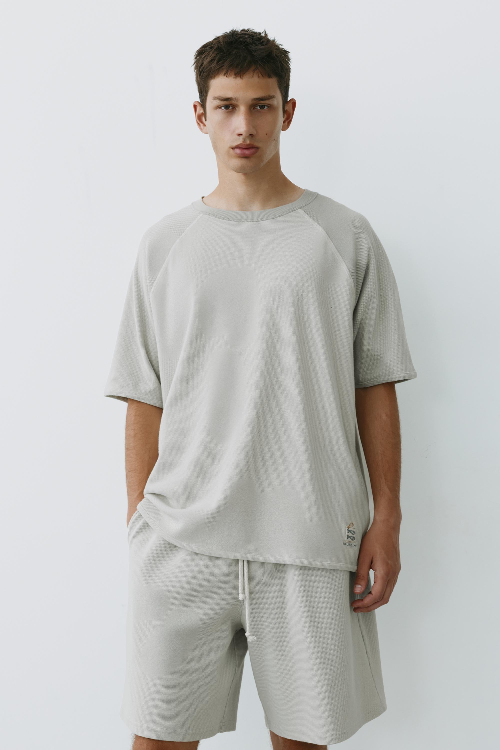 Raglan short sleeve T-shirt — Aquamarine