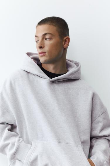 Boxy fit hoodie — Pale marl 4