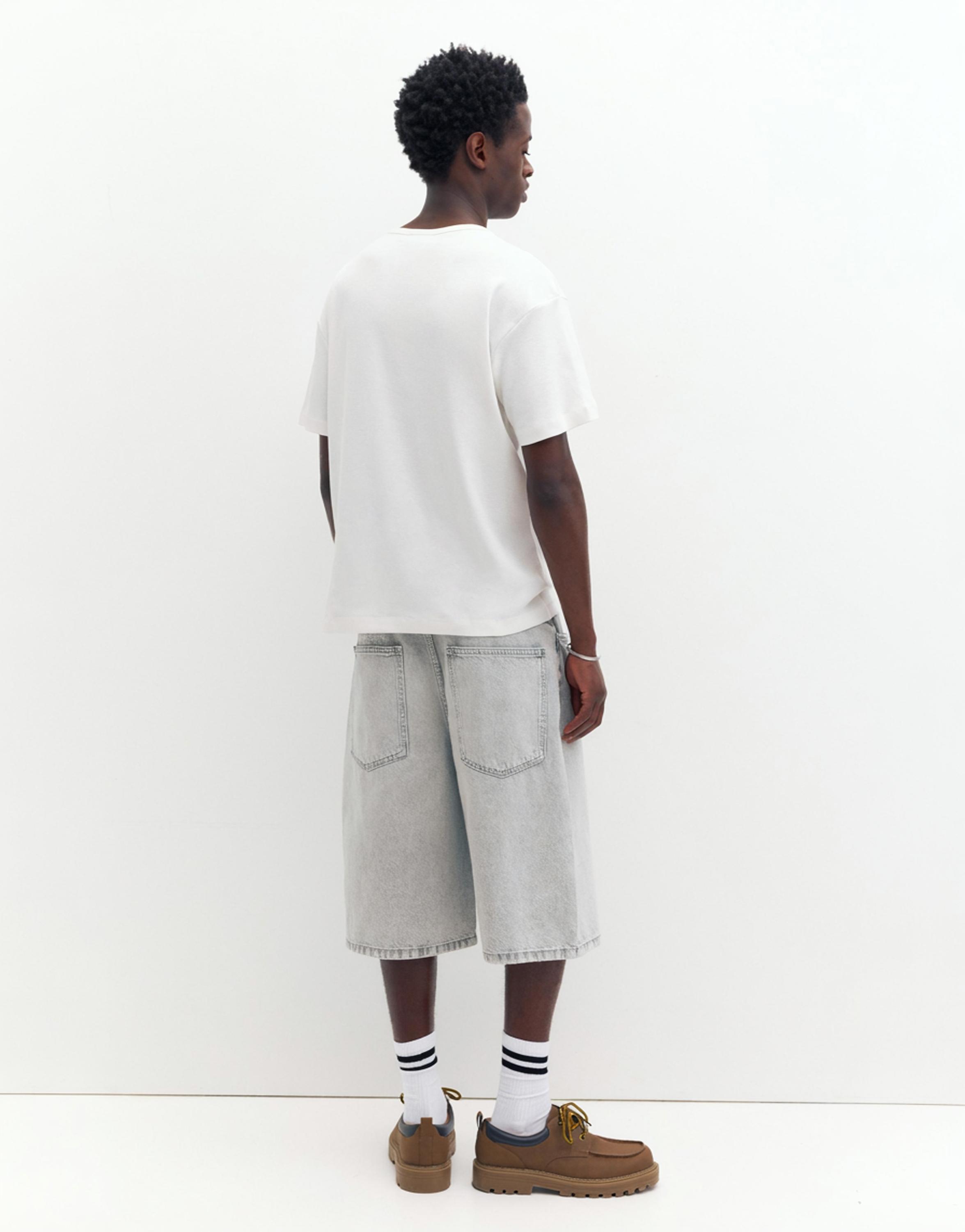 Basic Henley T-shirt — White
