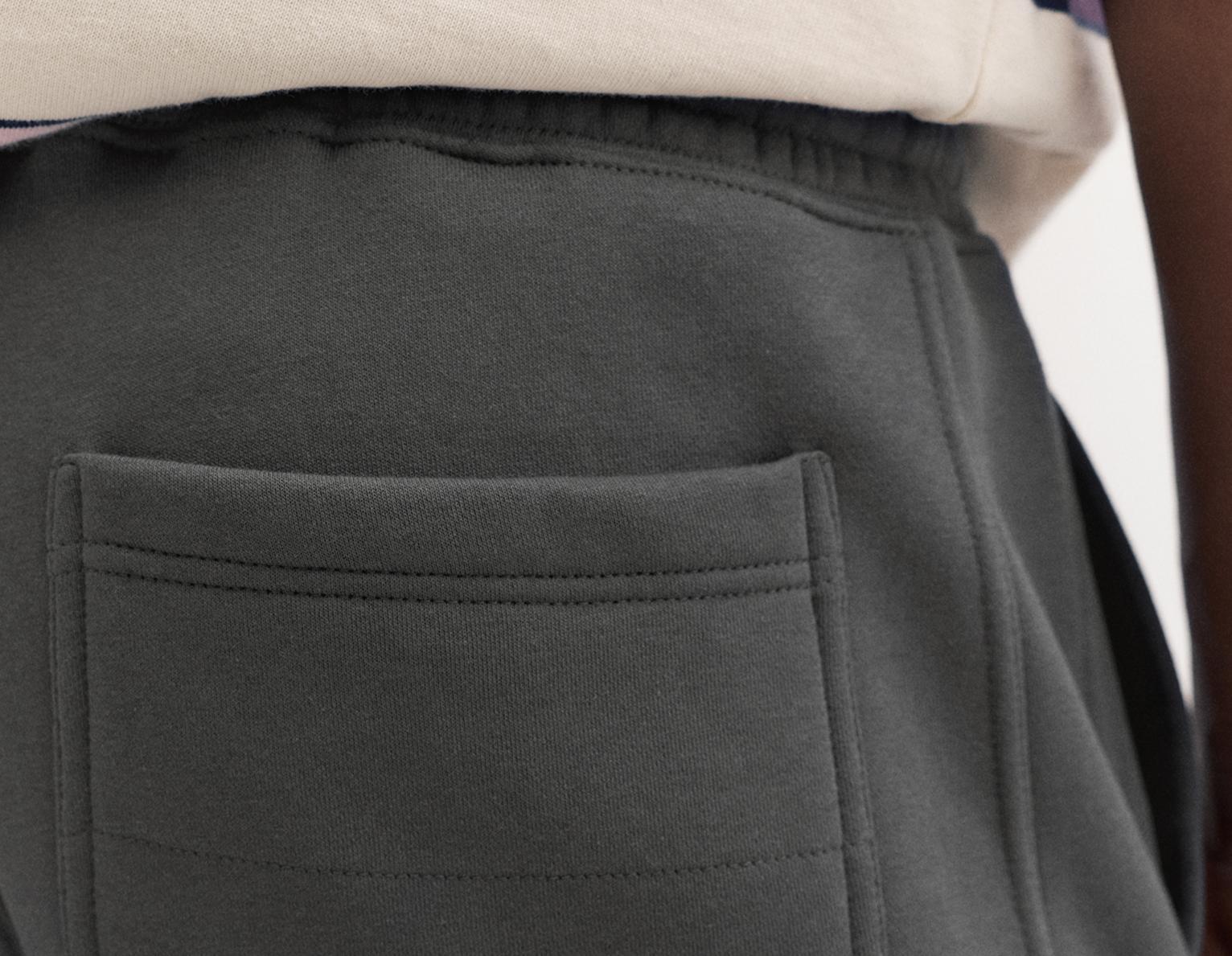 Basic baggy tracksuit bottoms — Anthracite grey