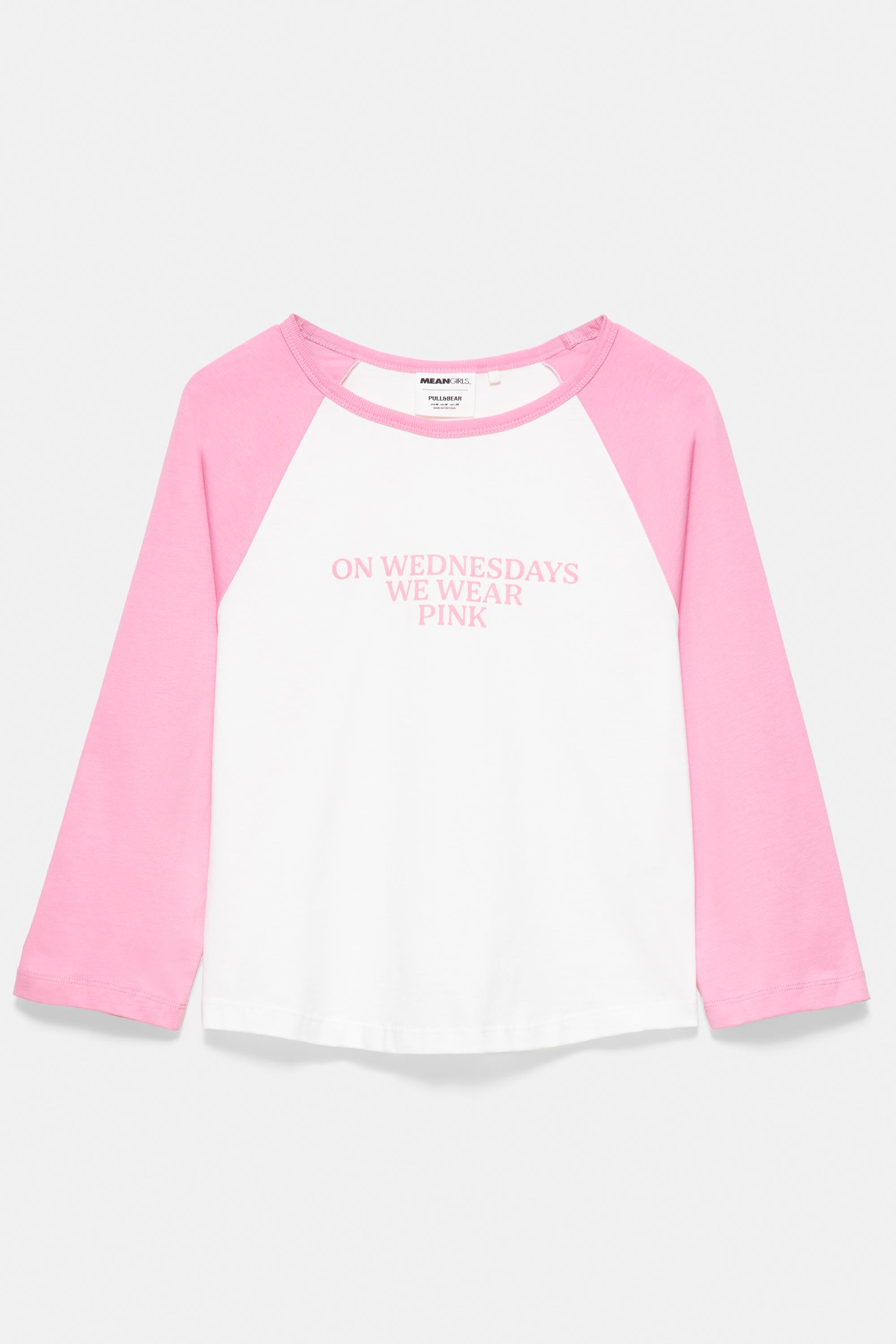 Mean Girls raglan sleeve T-shirt — Ice