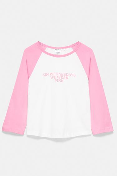Mean Girls raglan sleeve T-shirt — Ice 5