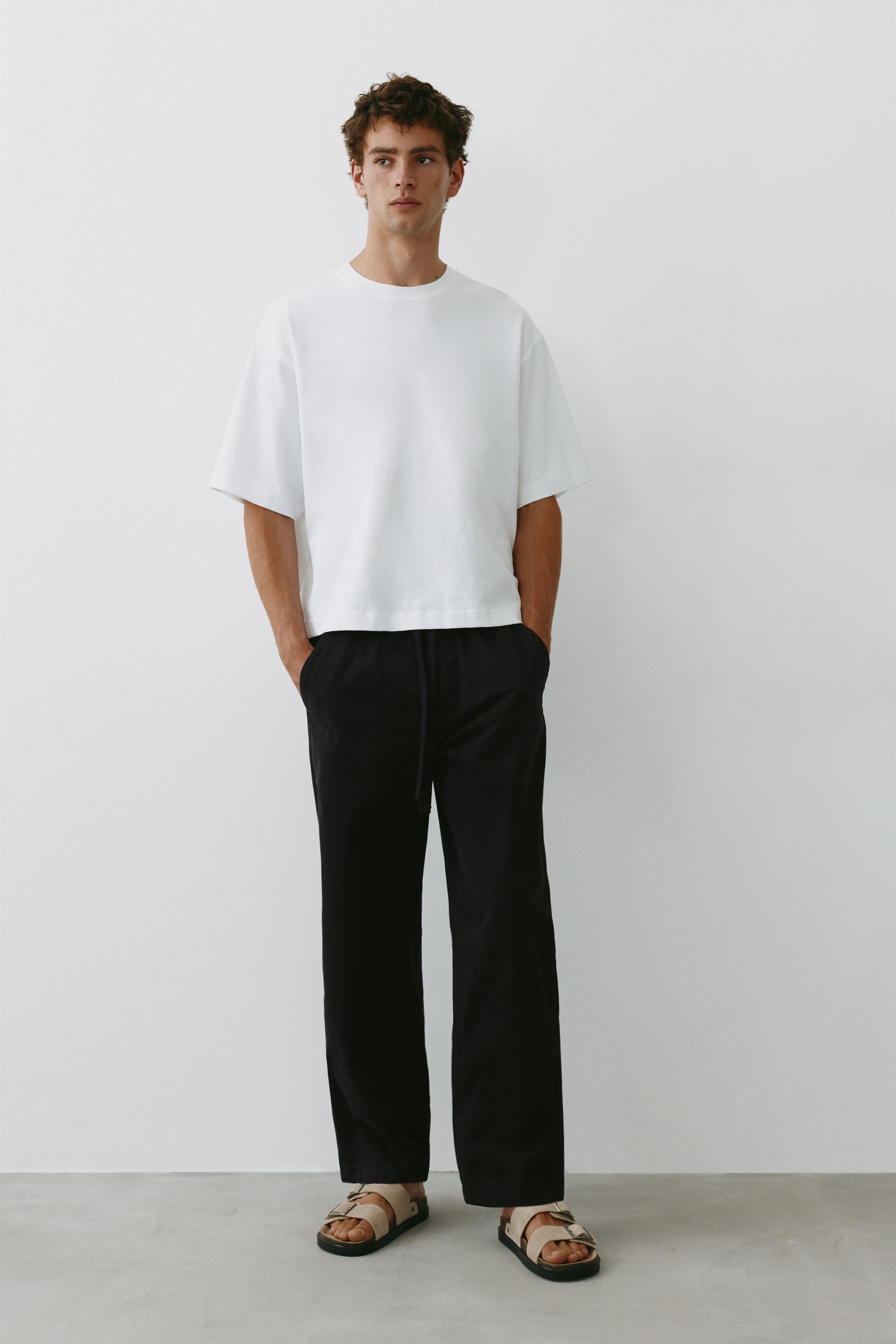 Baggy jogger pants — Black