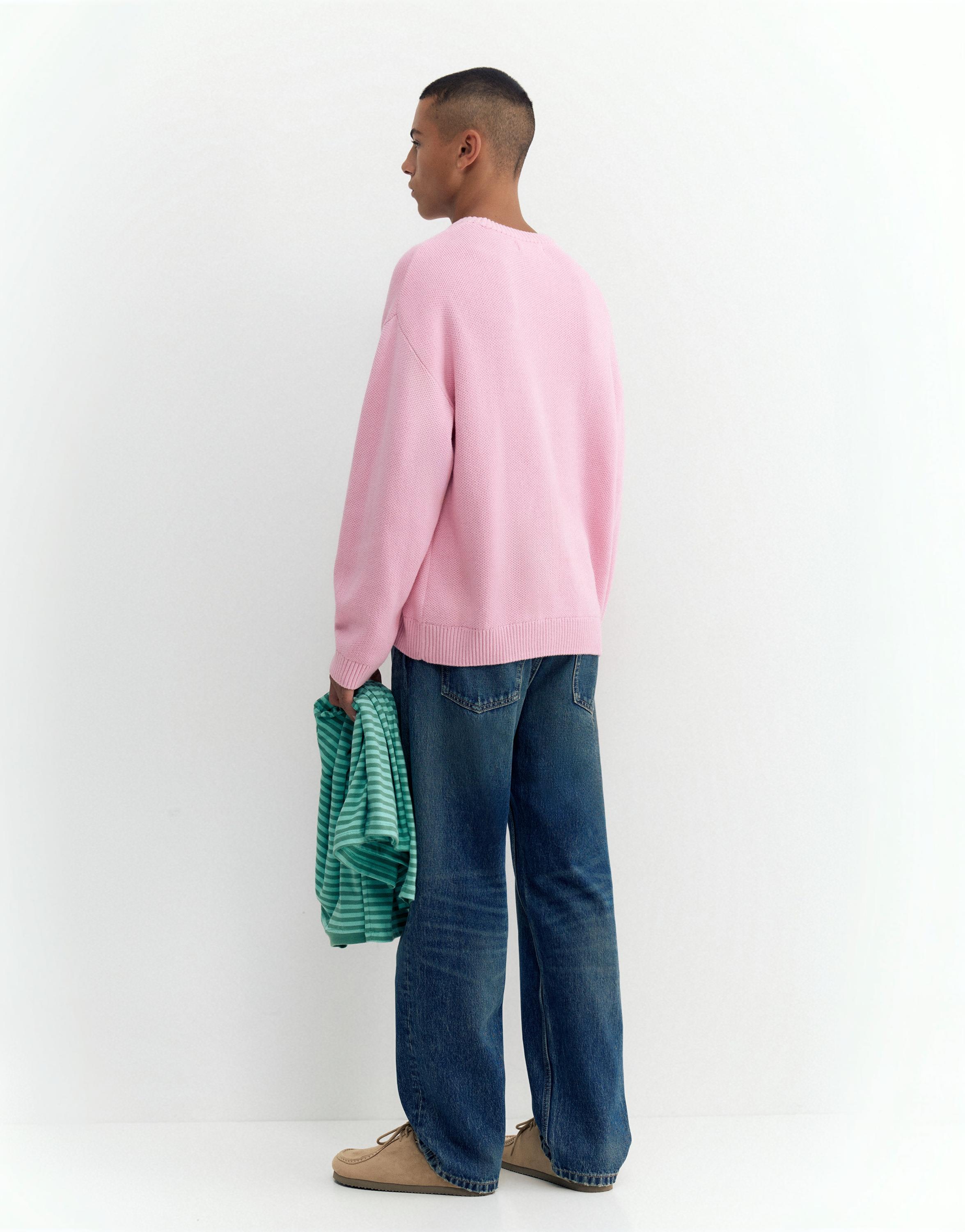 STWD graphic jumper — Pastel pink