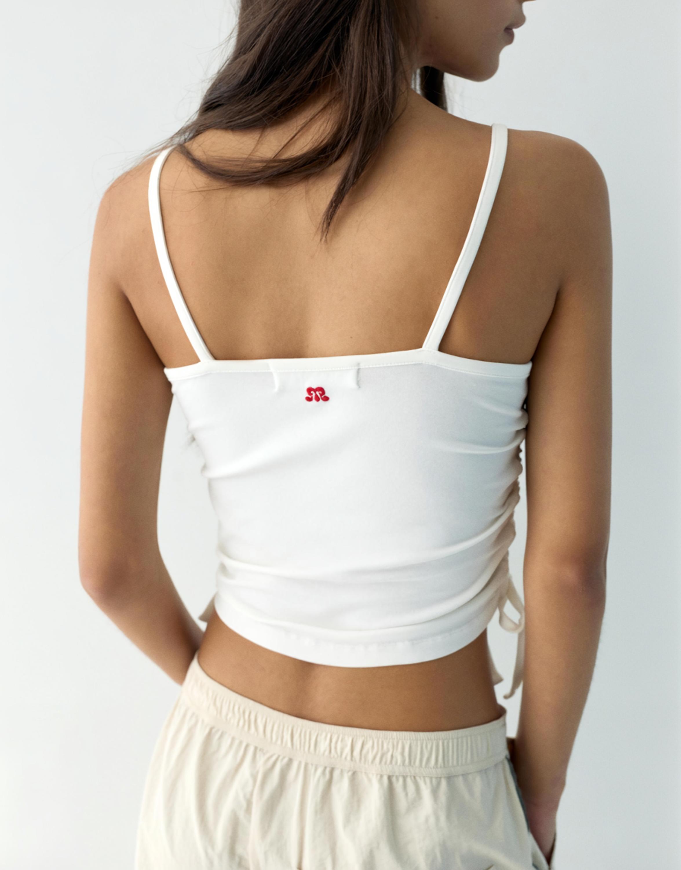 Yanları büzgülü askılı top - Görsel 9