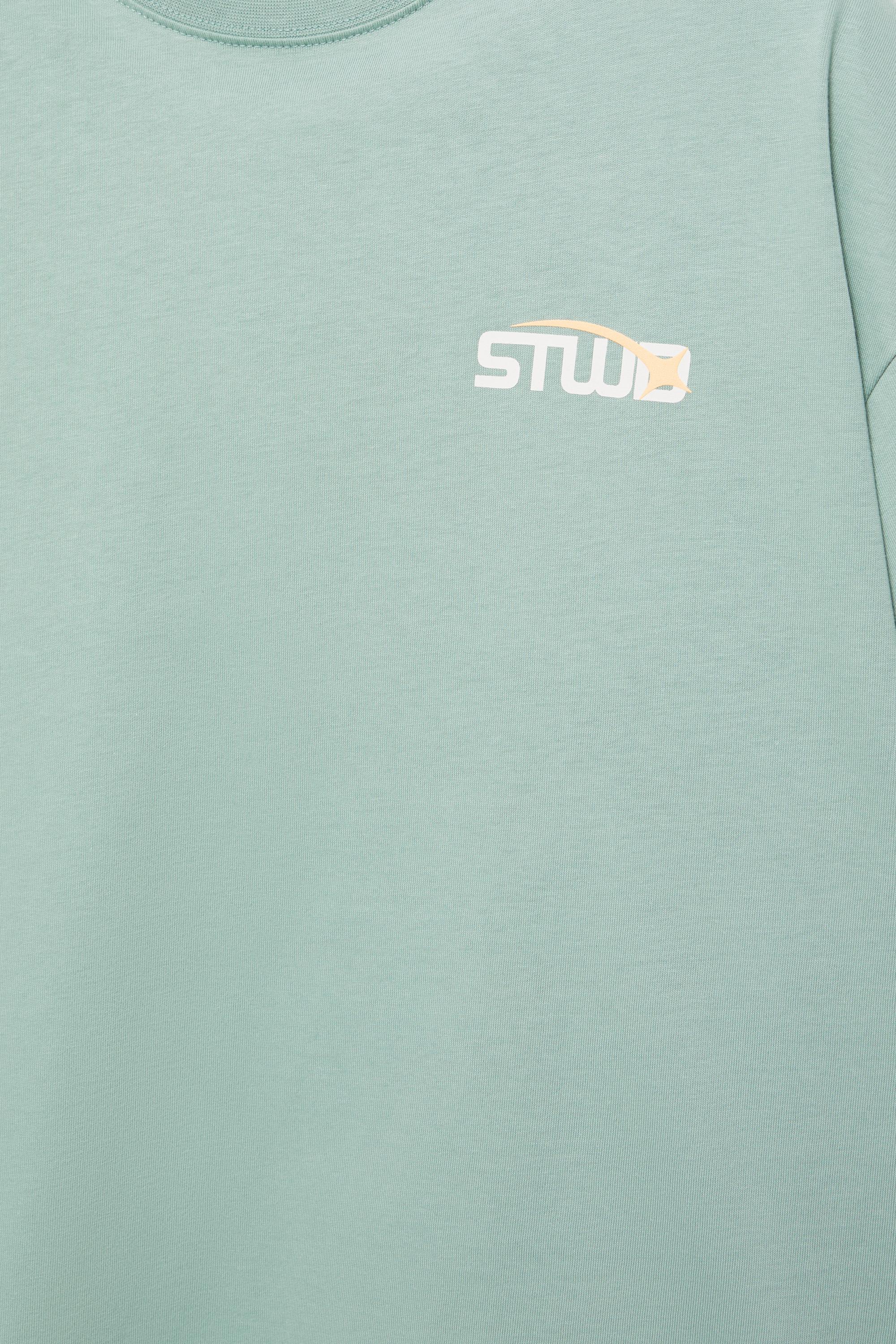 Yıldız baskılı STWD t-shirt - Görsel 4