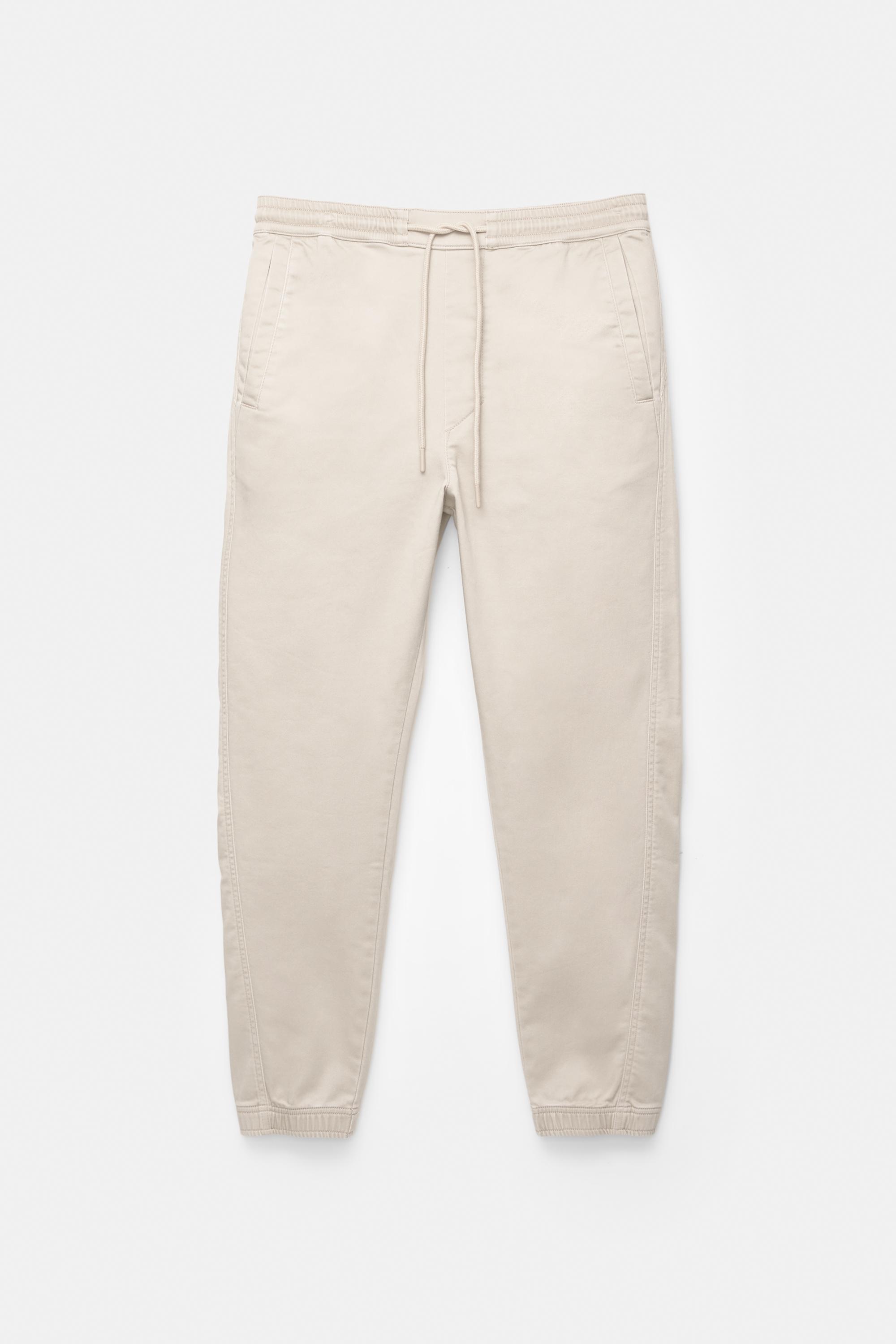 Comfort joggers — Stone