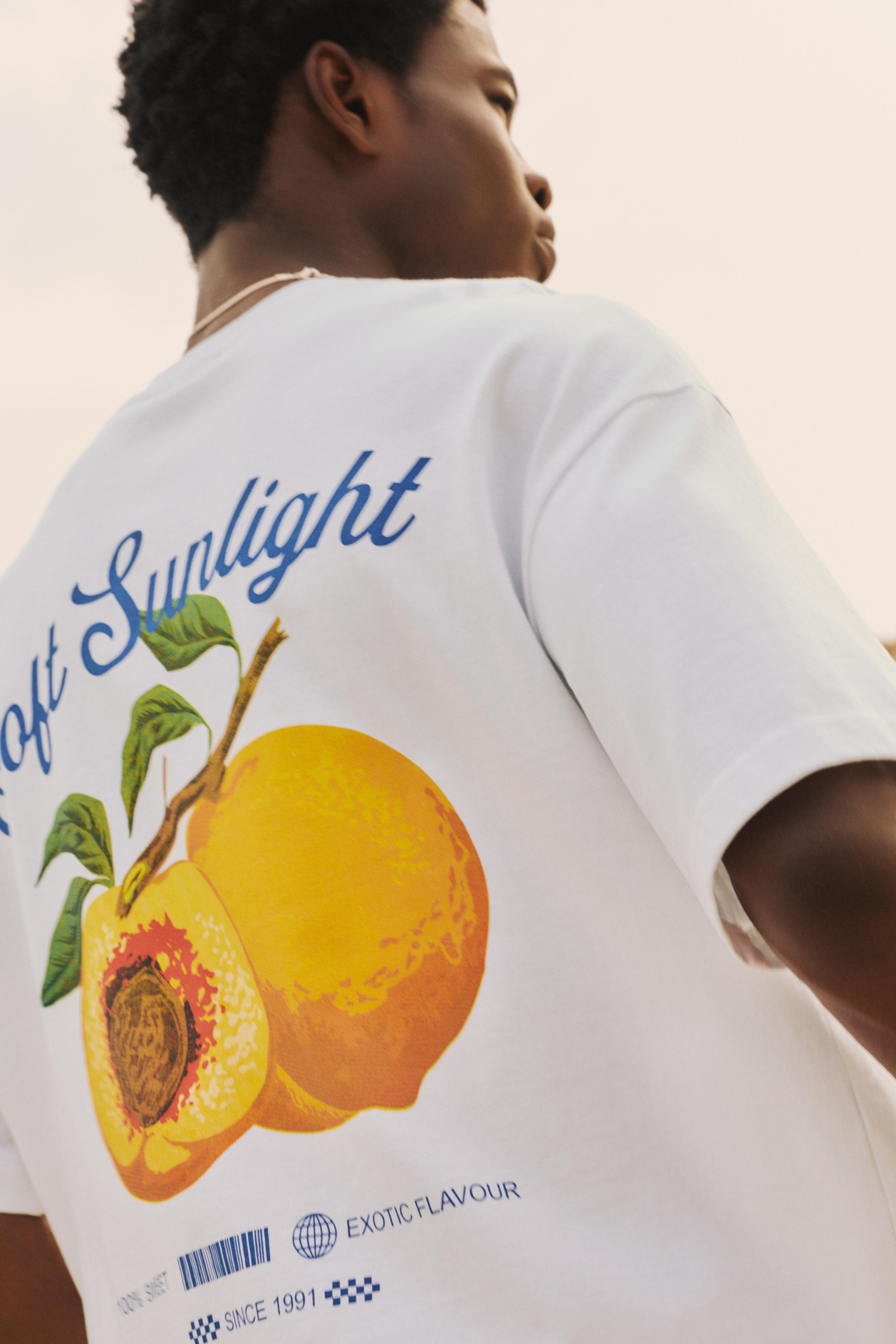 T-Shirt Stwd Con Grafica Pesca