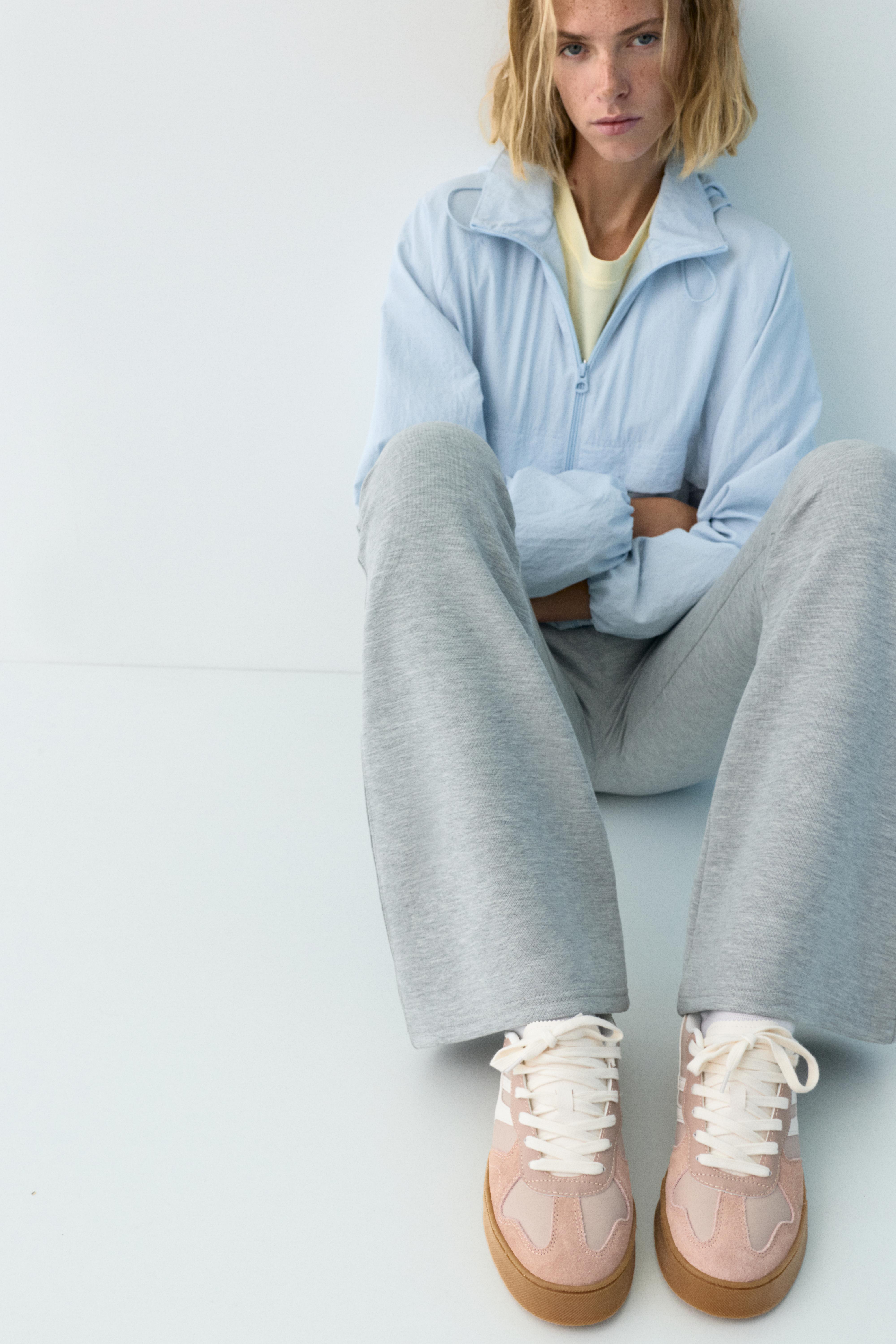 Chunky retro trainers — Pink