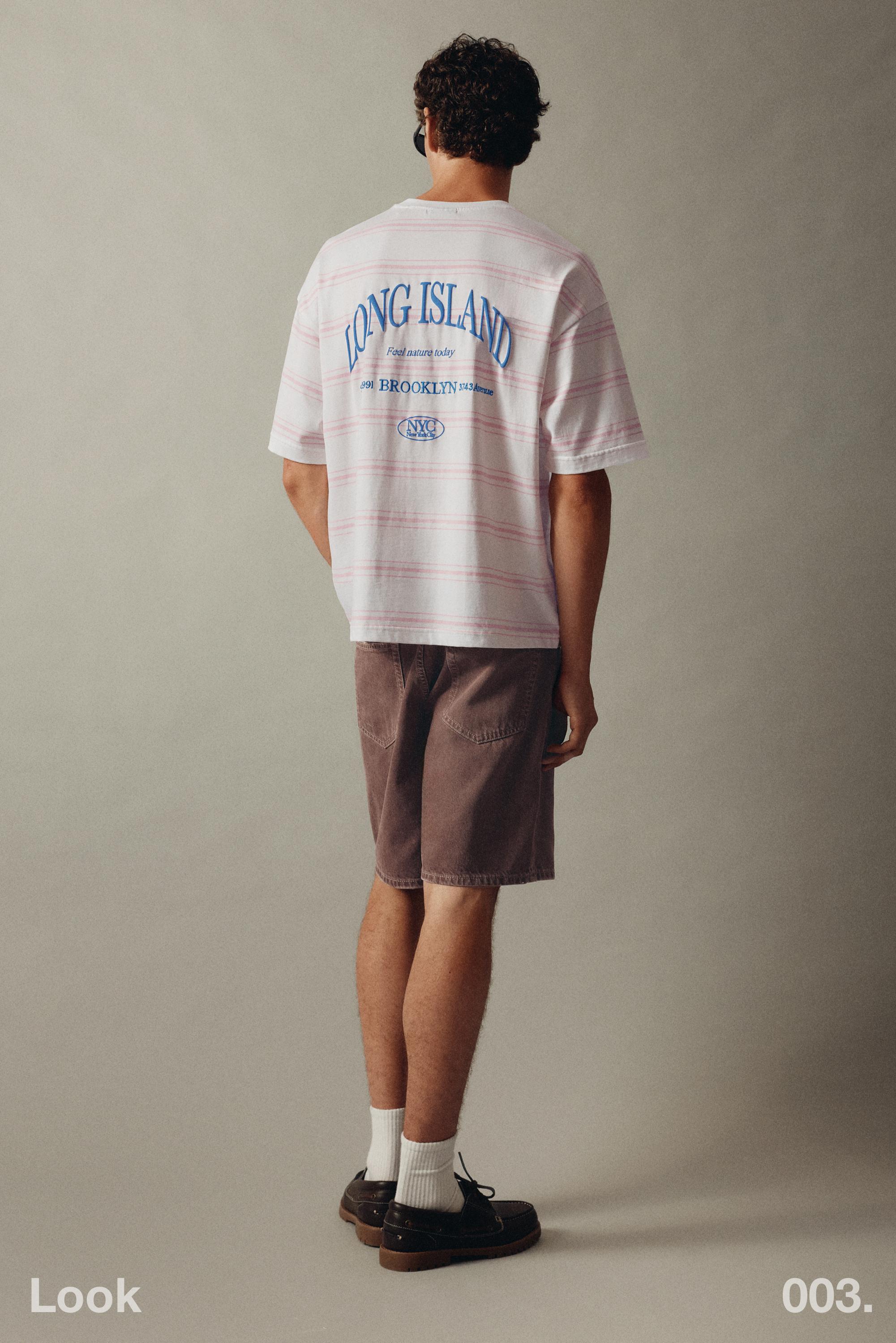 Standard denim Bermuda shorts — Brown