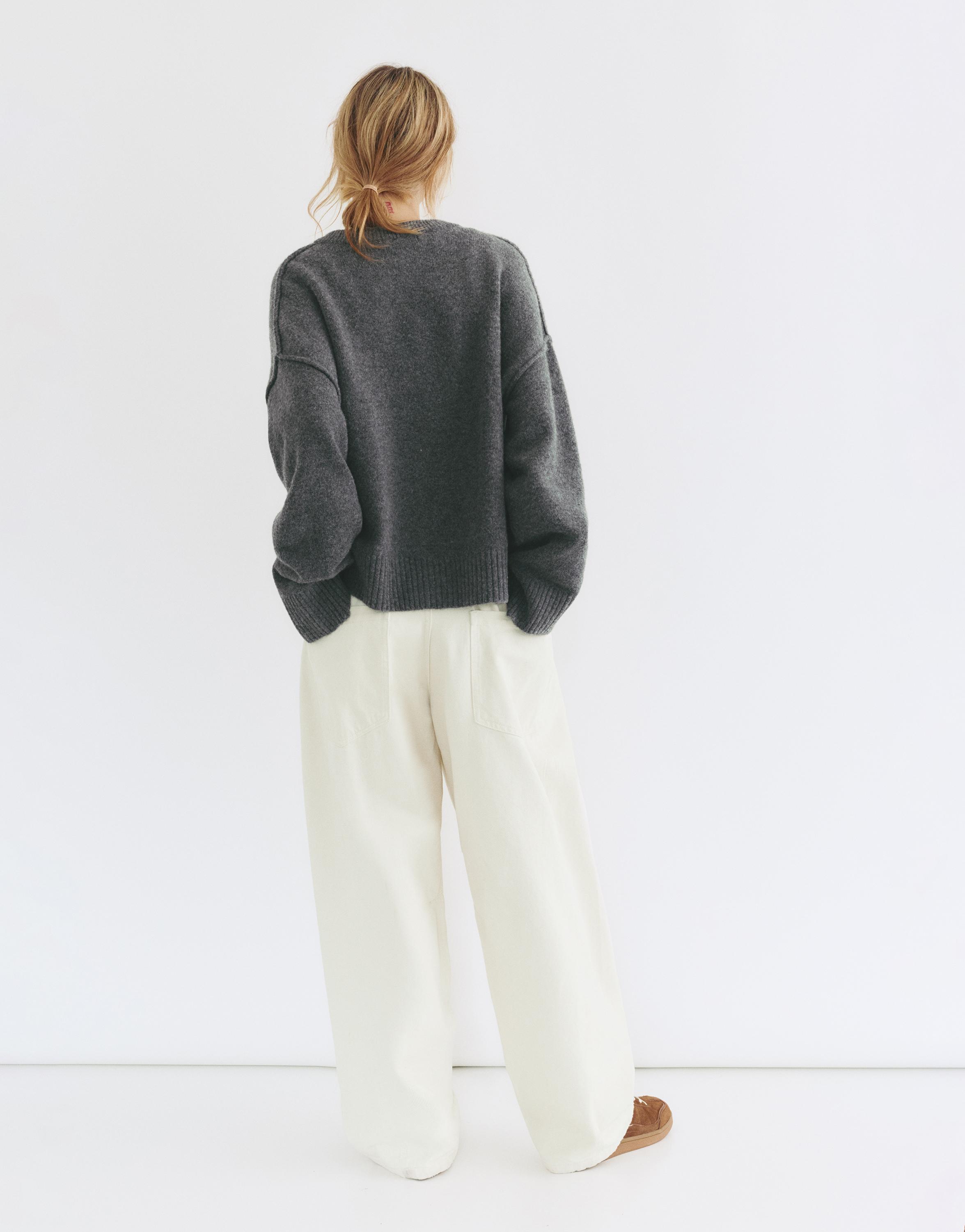 Yumuşak örgü hırka - Görsel 30