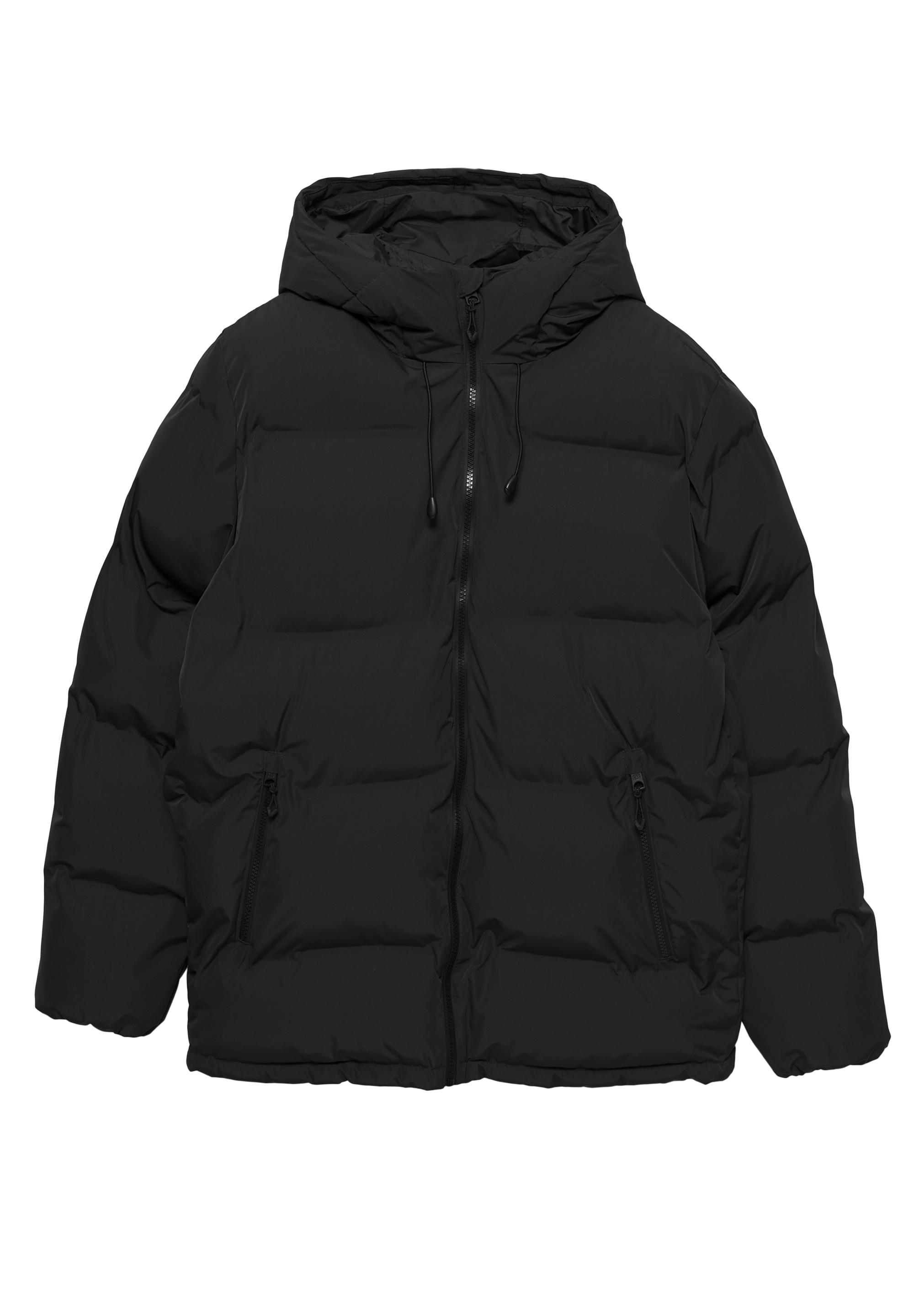 Kapüşonlu, ısıyla mühürlenmiş şişme ceket - Görsel 2