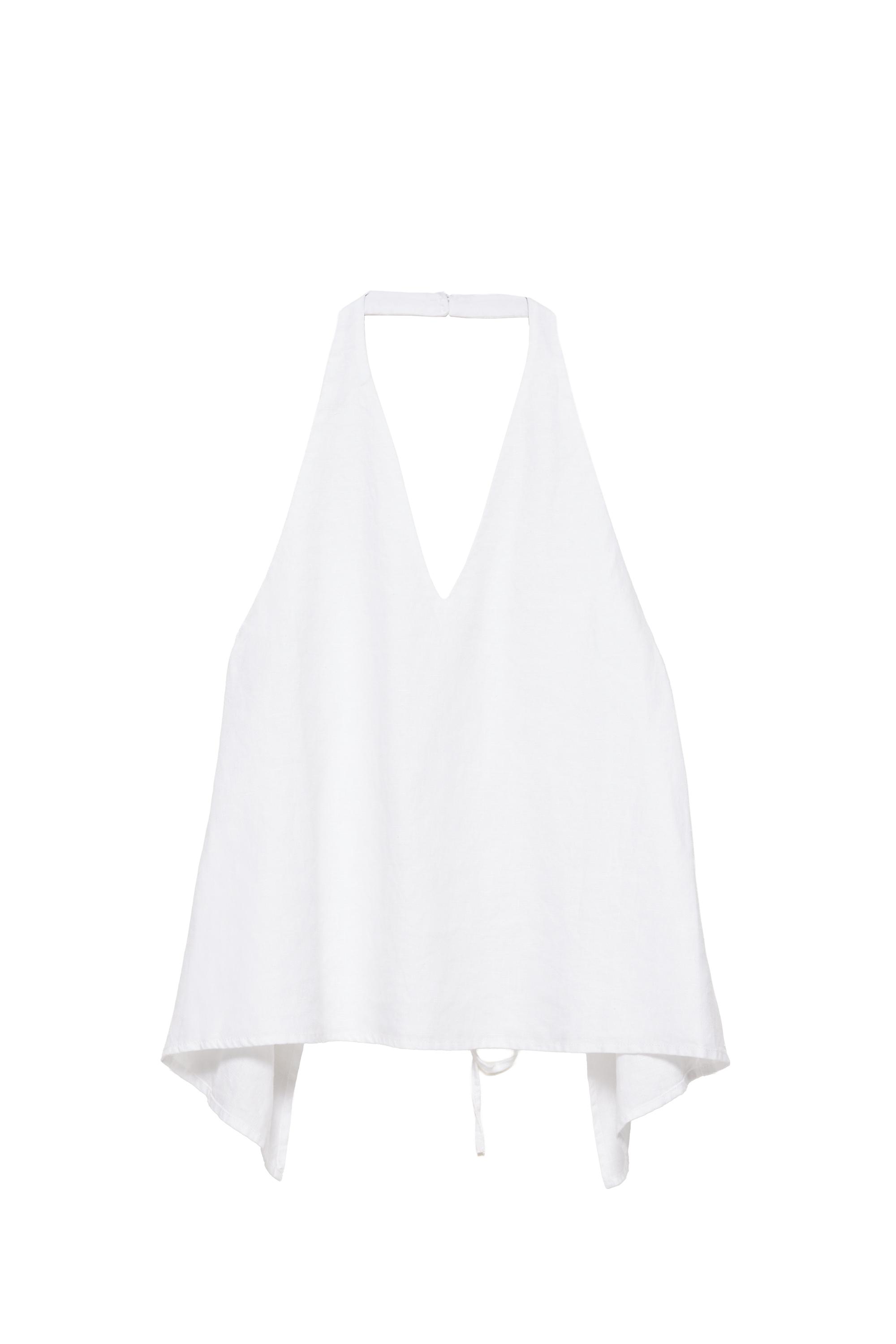 Top halter 100% lino