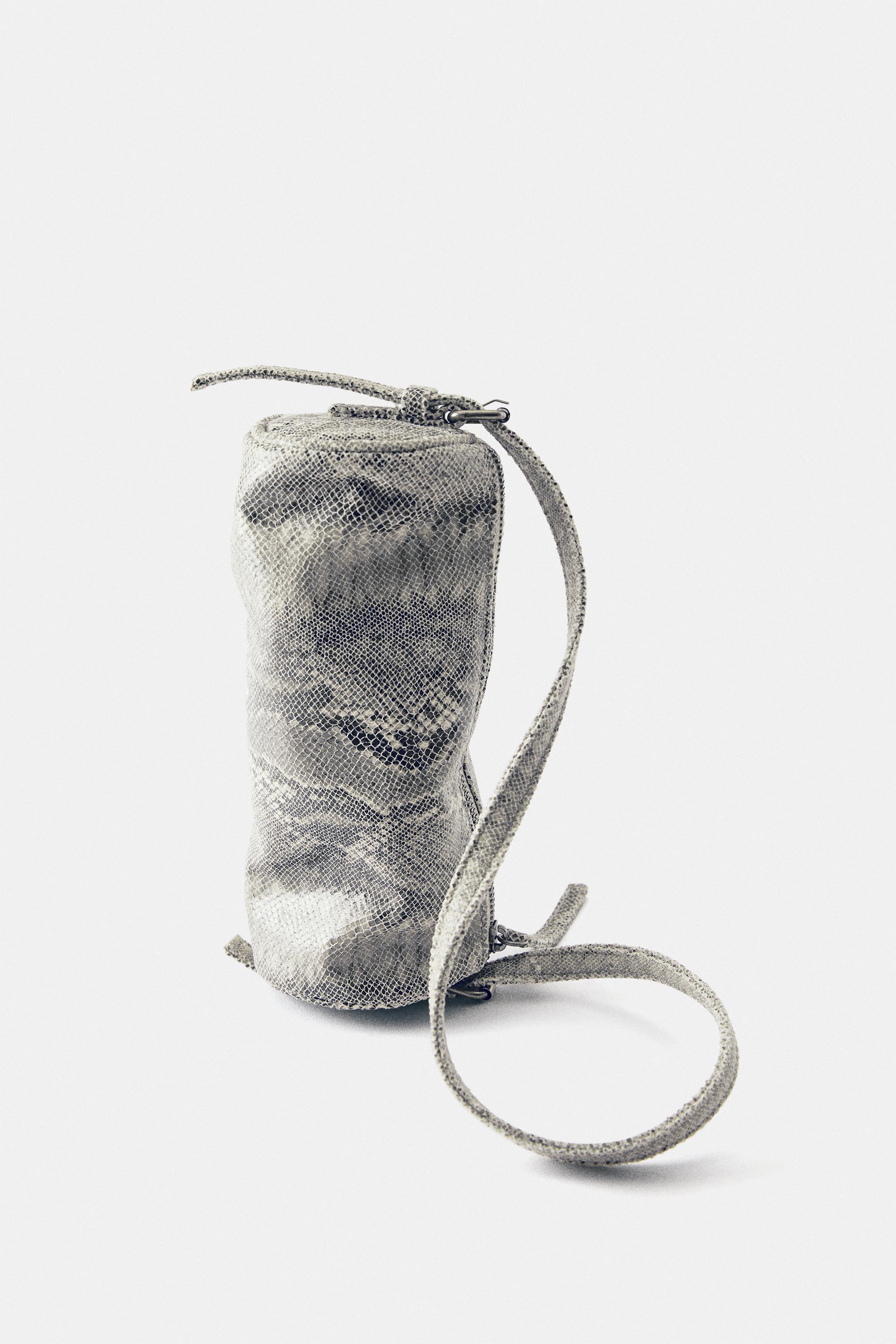 Snakeskin print shoulder bag — Multi-coloured