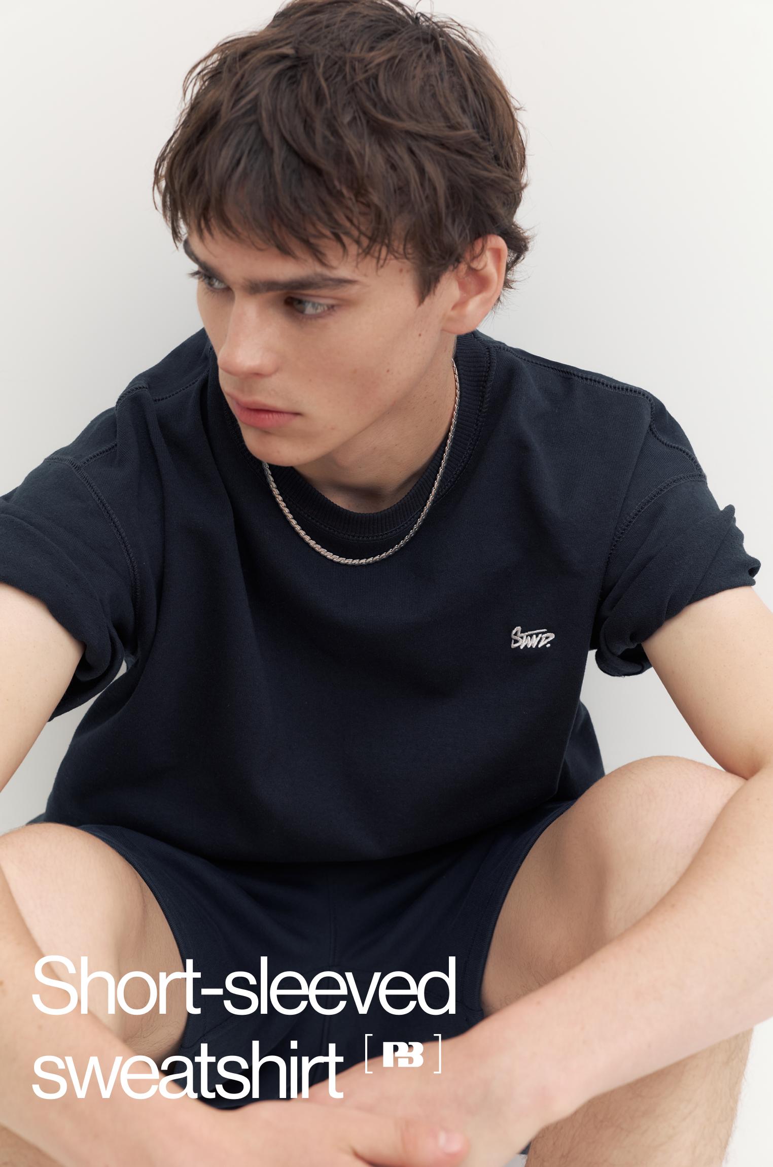 Short sleeve STWD sweatshirt — Blue