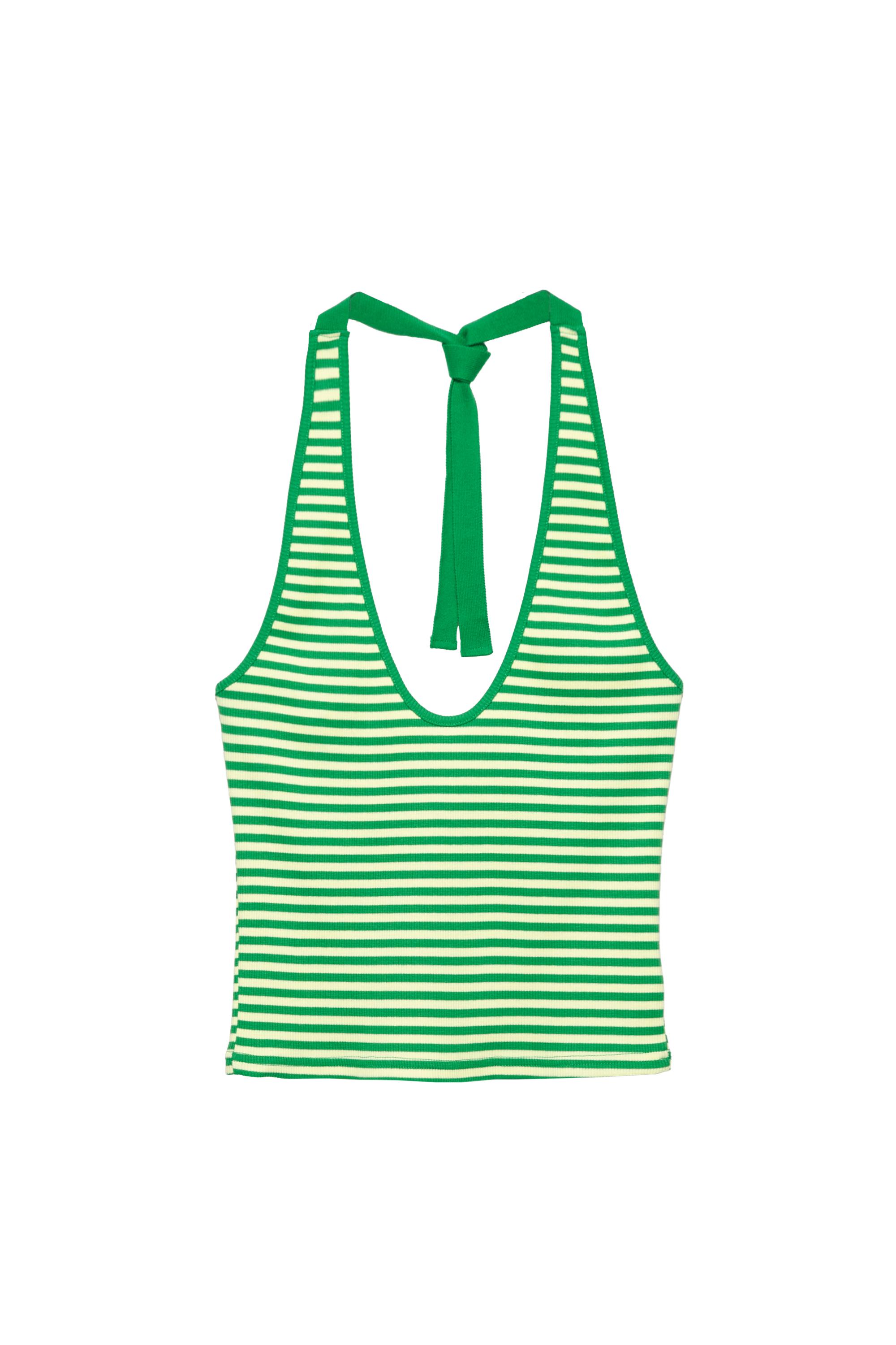 Pull&Bear Çizgili halter top