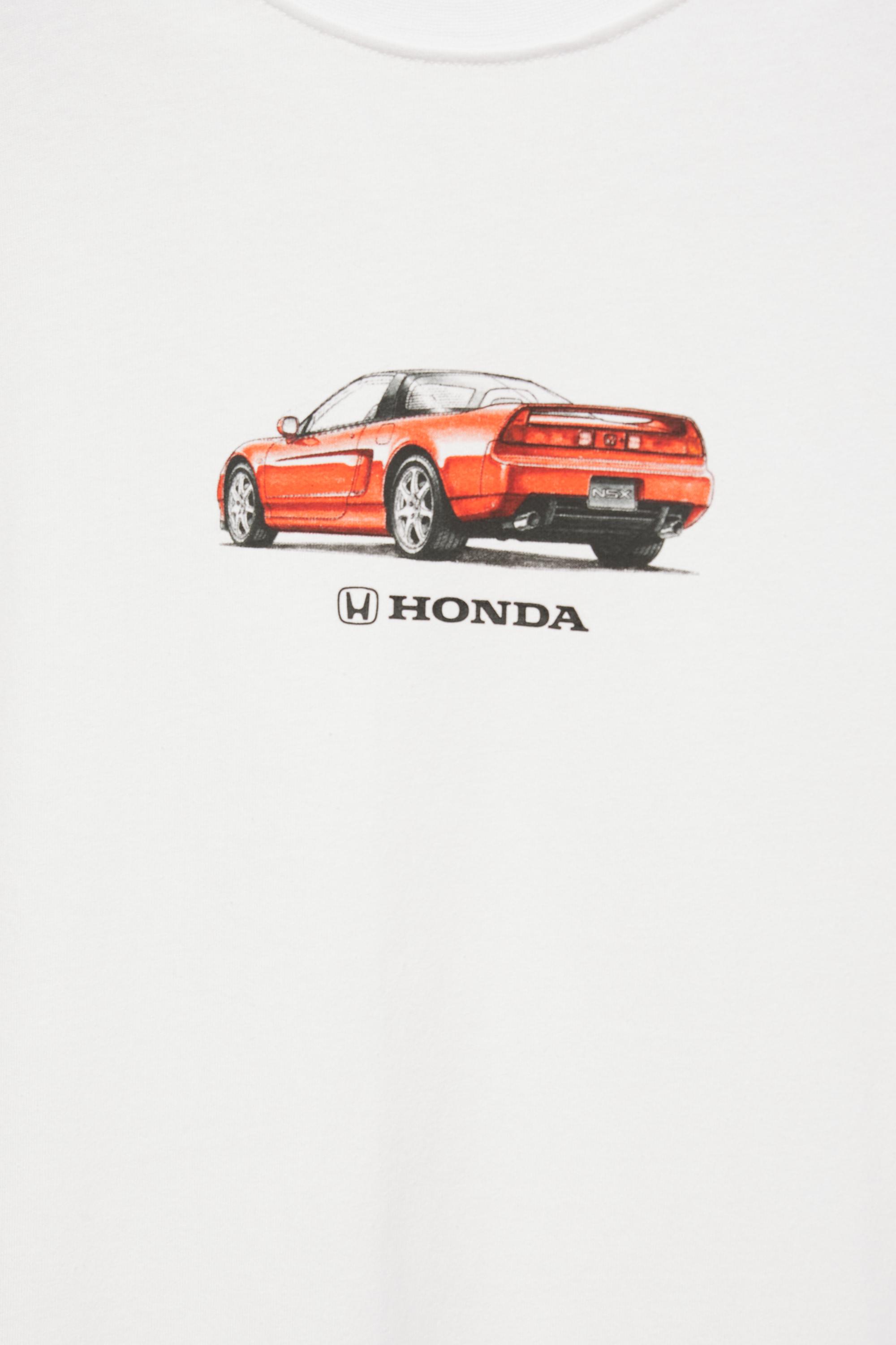 Honda car graphic T-shirt — Off white