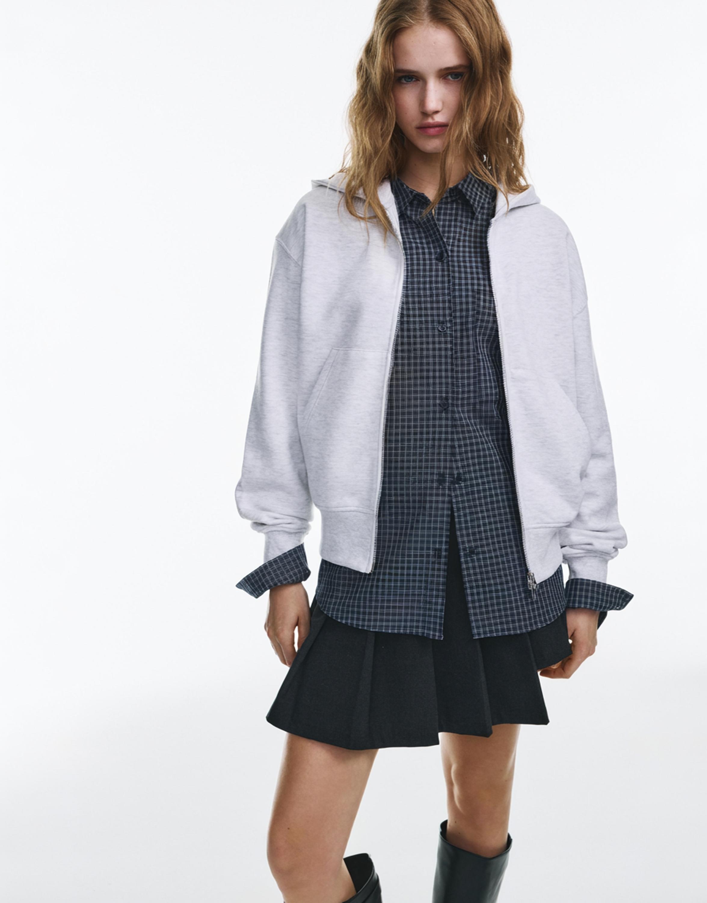 Fermuarlı kapüşonlu sweatshirt - Görsel 34