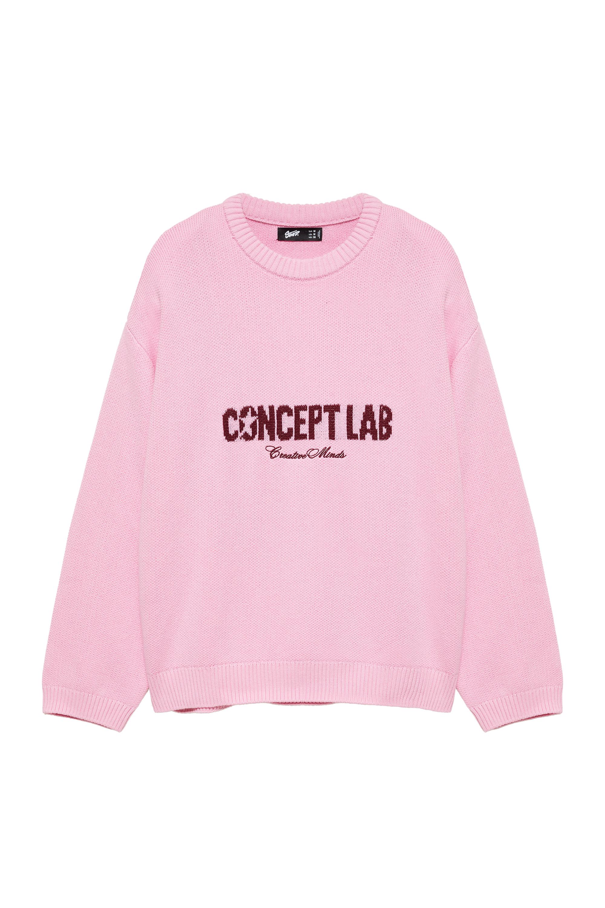 Pull&Bear STWD grafikli kazak görsel 4